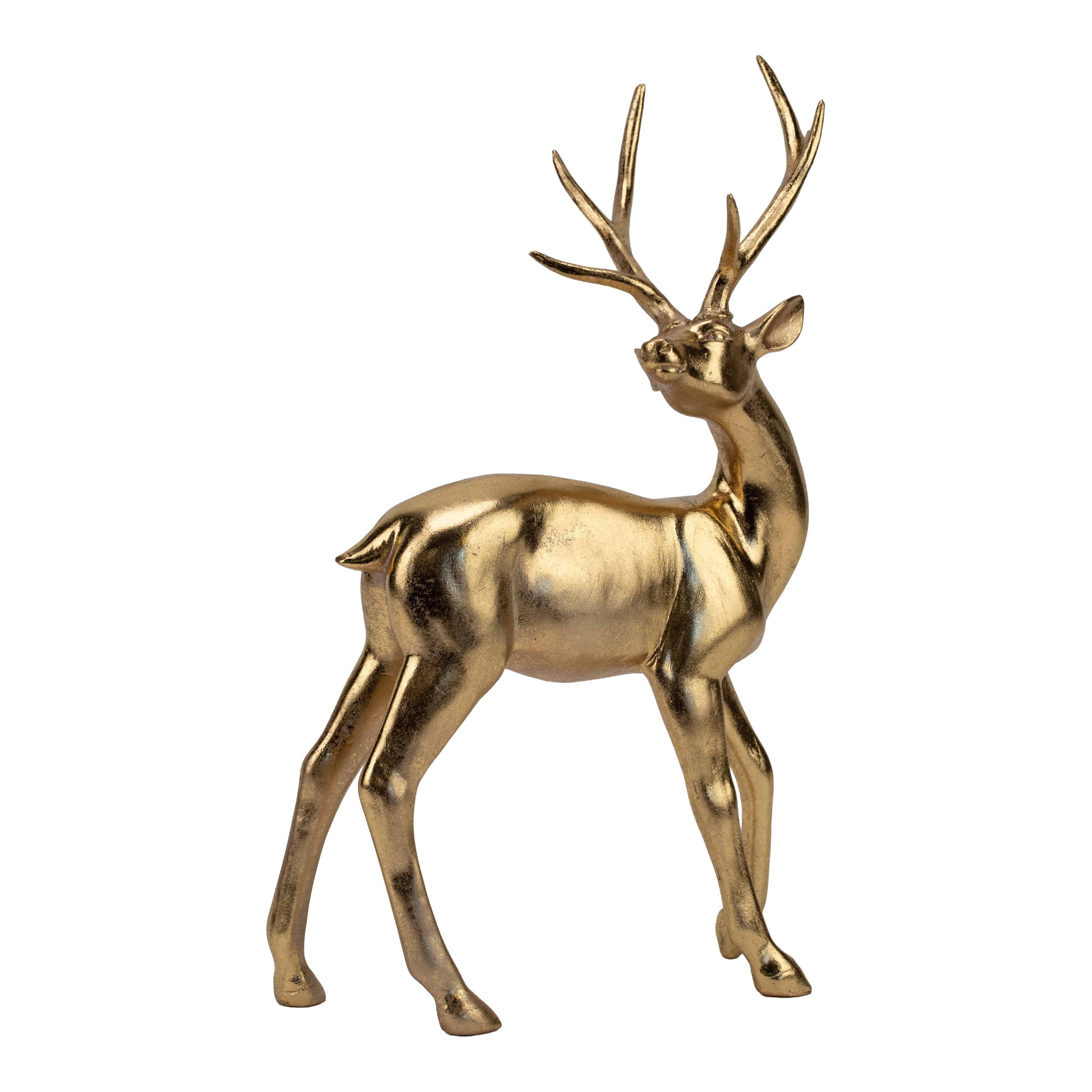 Gold Modern Deers Set of 2 - Seasonal Decor