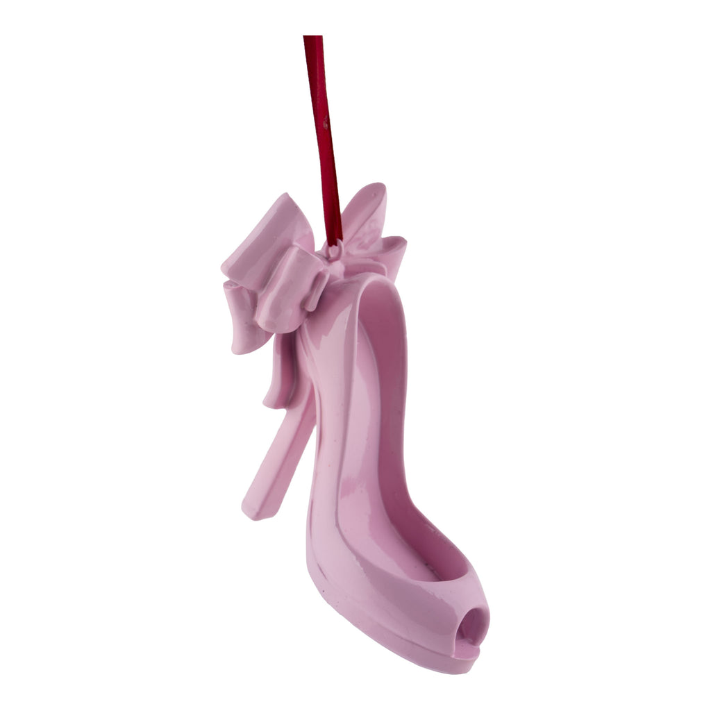 10cm Pink Black High Heel 2 Assorted - Seasonal Decor
