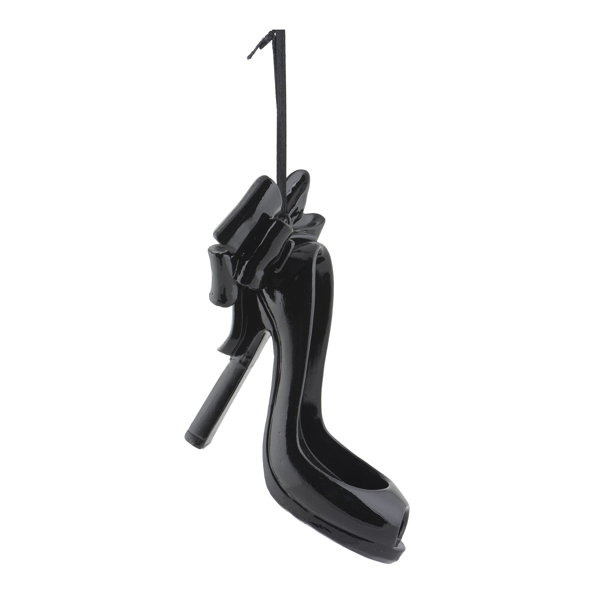 10cm Pink Black High Heel 2 Assorted - Seasonal Decor