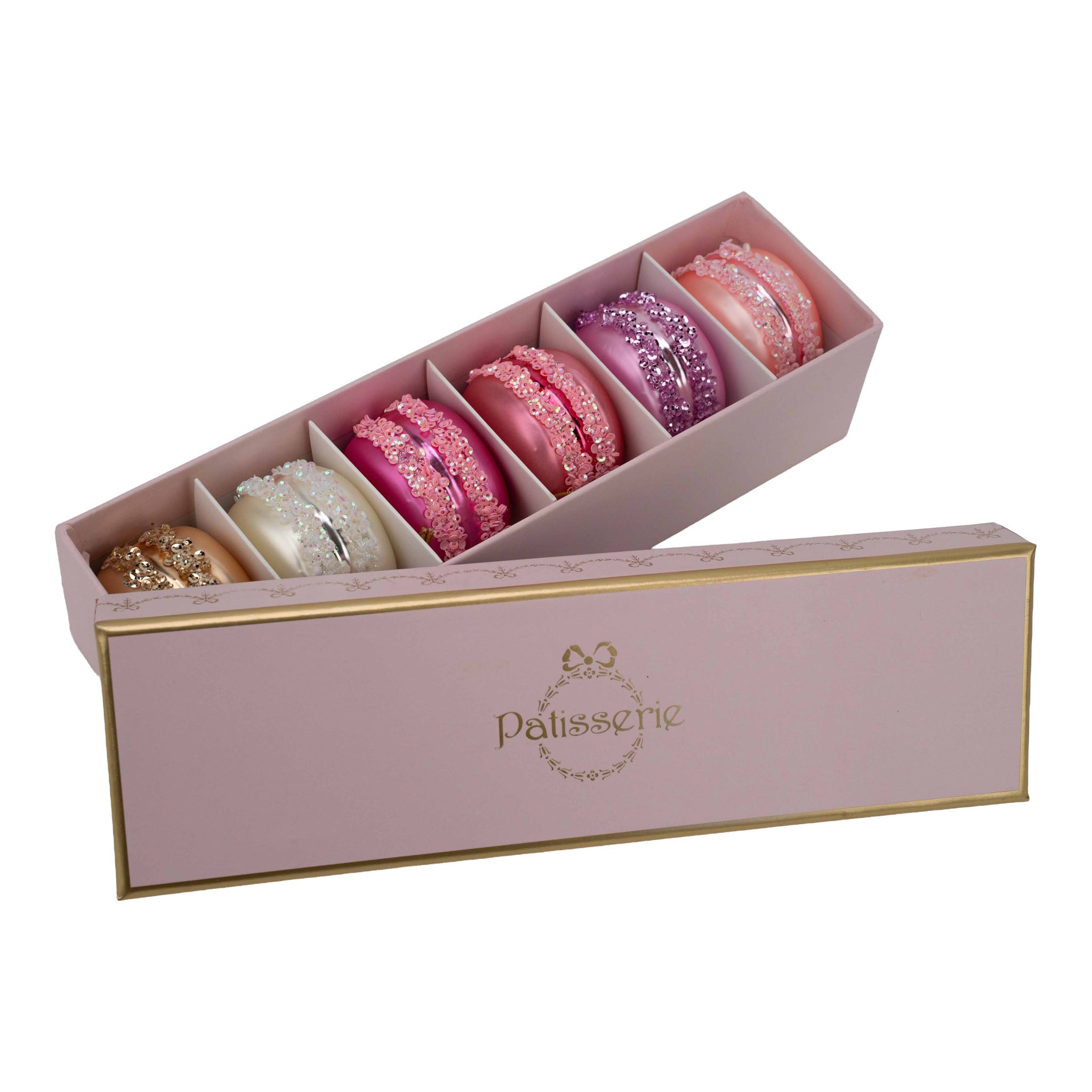 Set 7 Pink Hues Macarons Hanging - Seasonal Decor