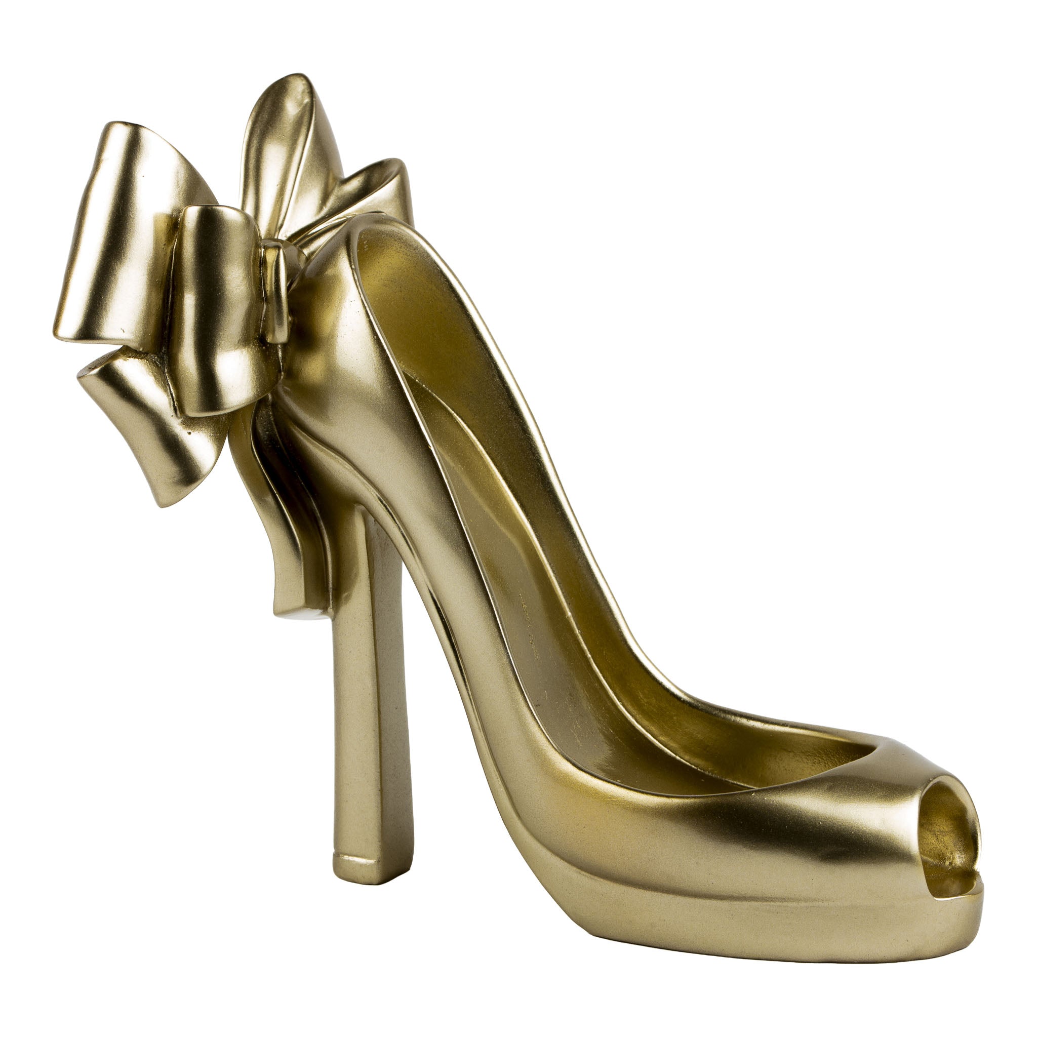 17cm Gold High Heel - Seasonal Decor