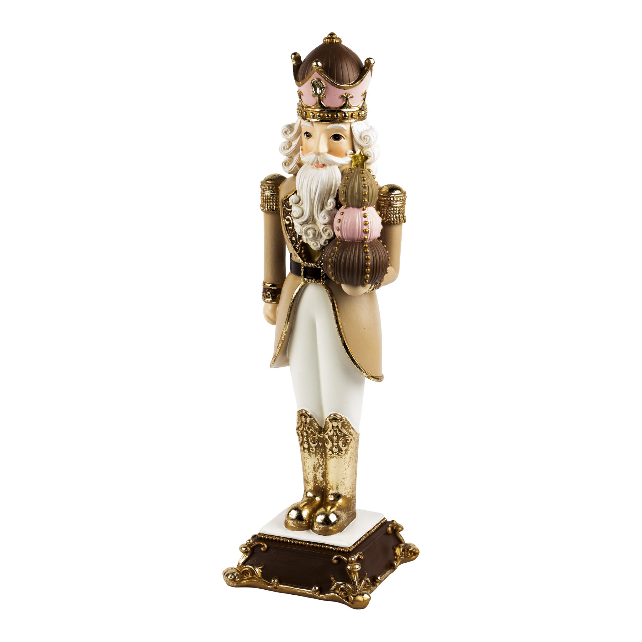 38cm Neapolitan LED Nutcracker - Seasonal Decor