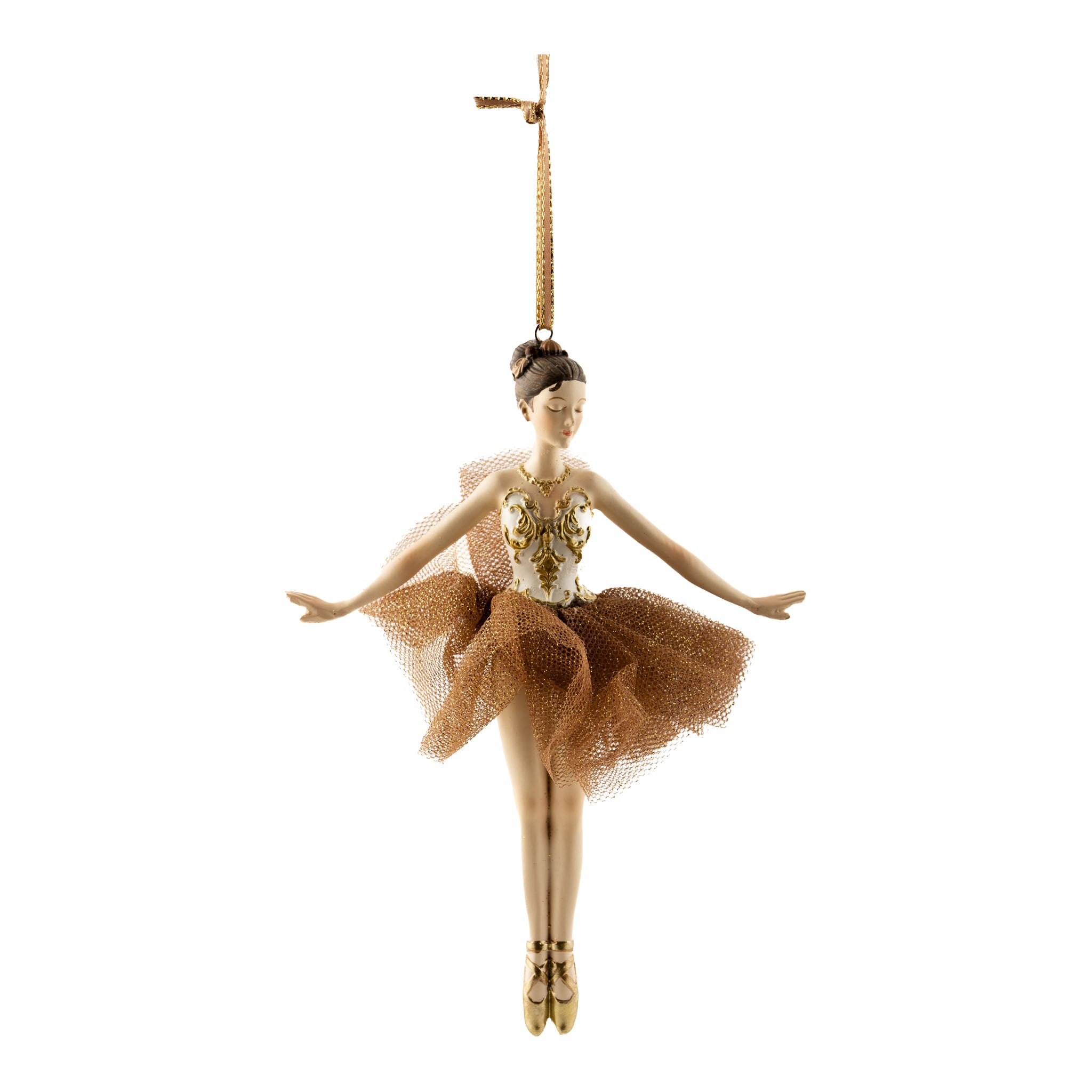 12cm Chocolate Ballerina Hanging - Seasonal Decor