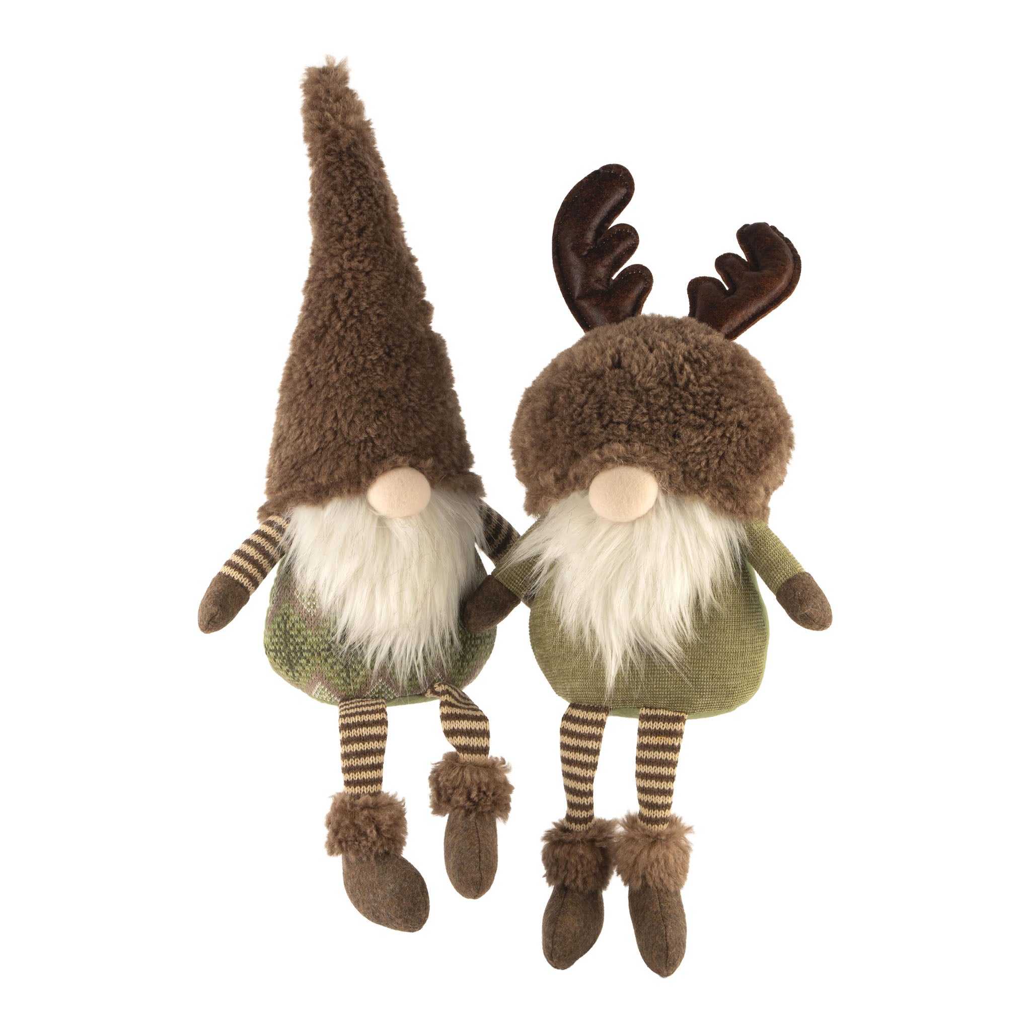 53cm Sitting Gnomes Natural Assorted - Seasonal Decor