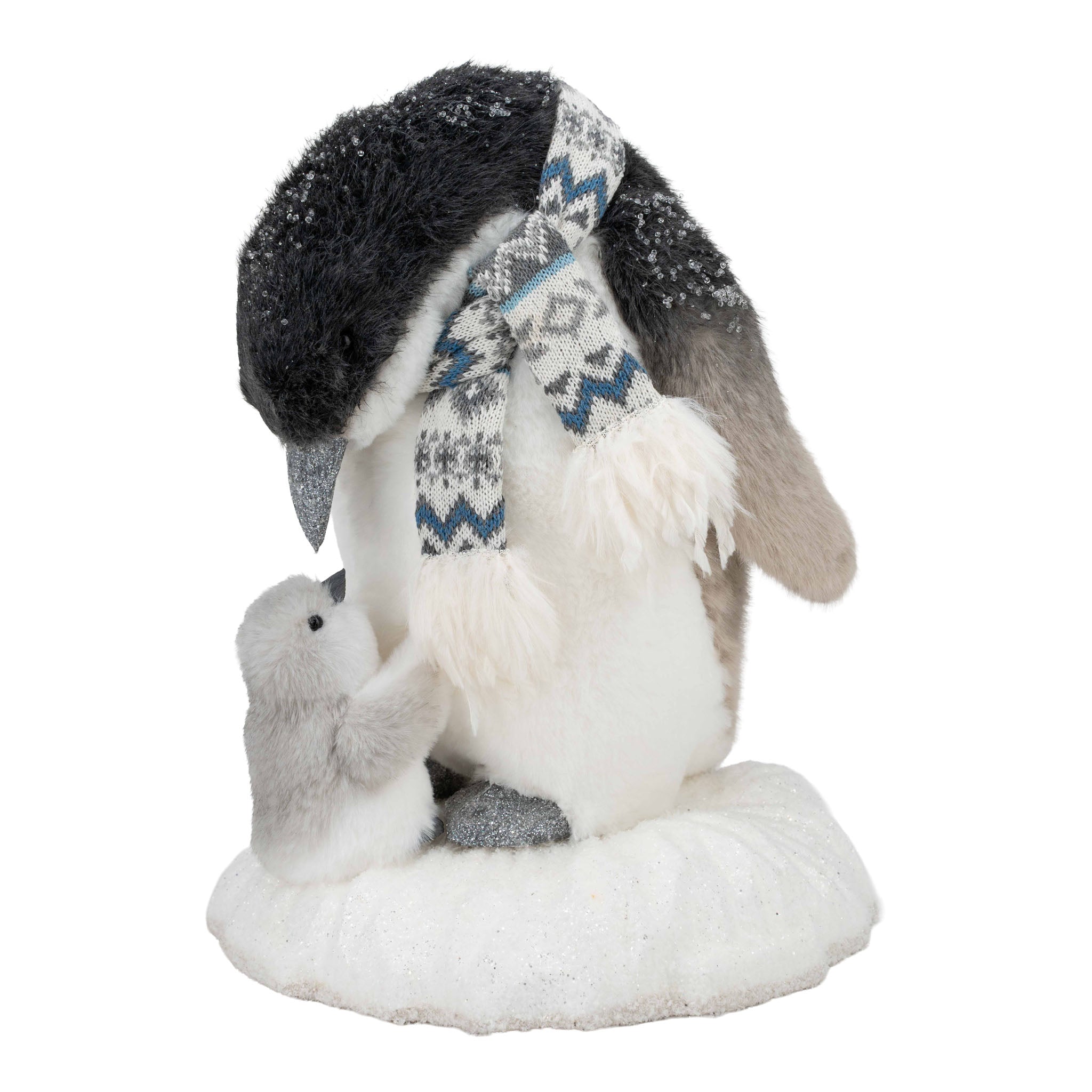 40cm Penguin and Baby - Seasonal Decor