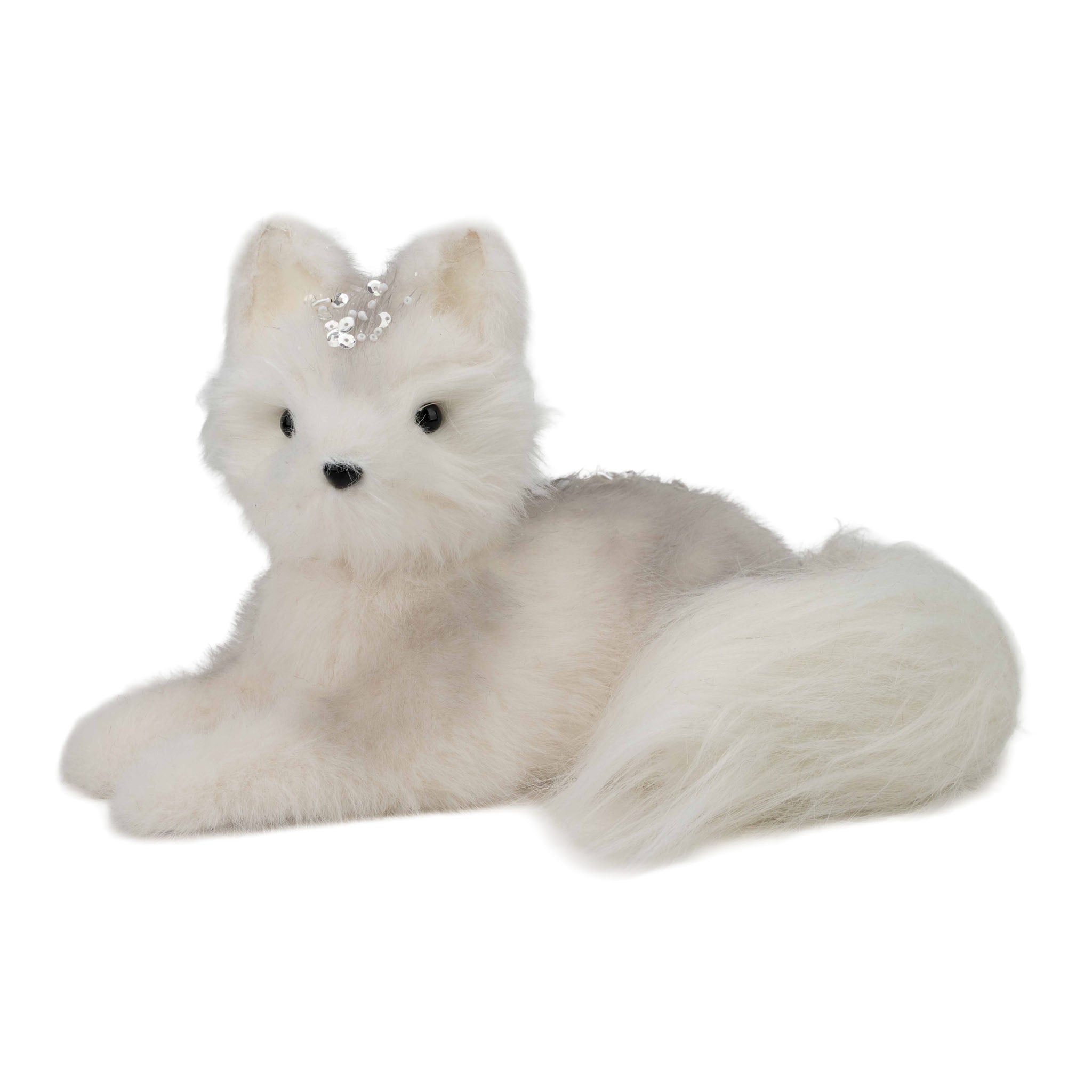 18cm Lying Fox - Seasonal Decor
