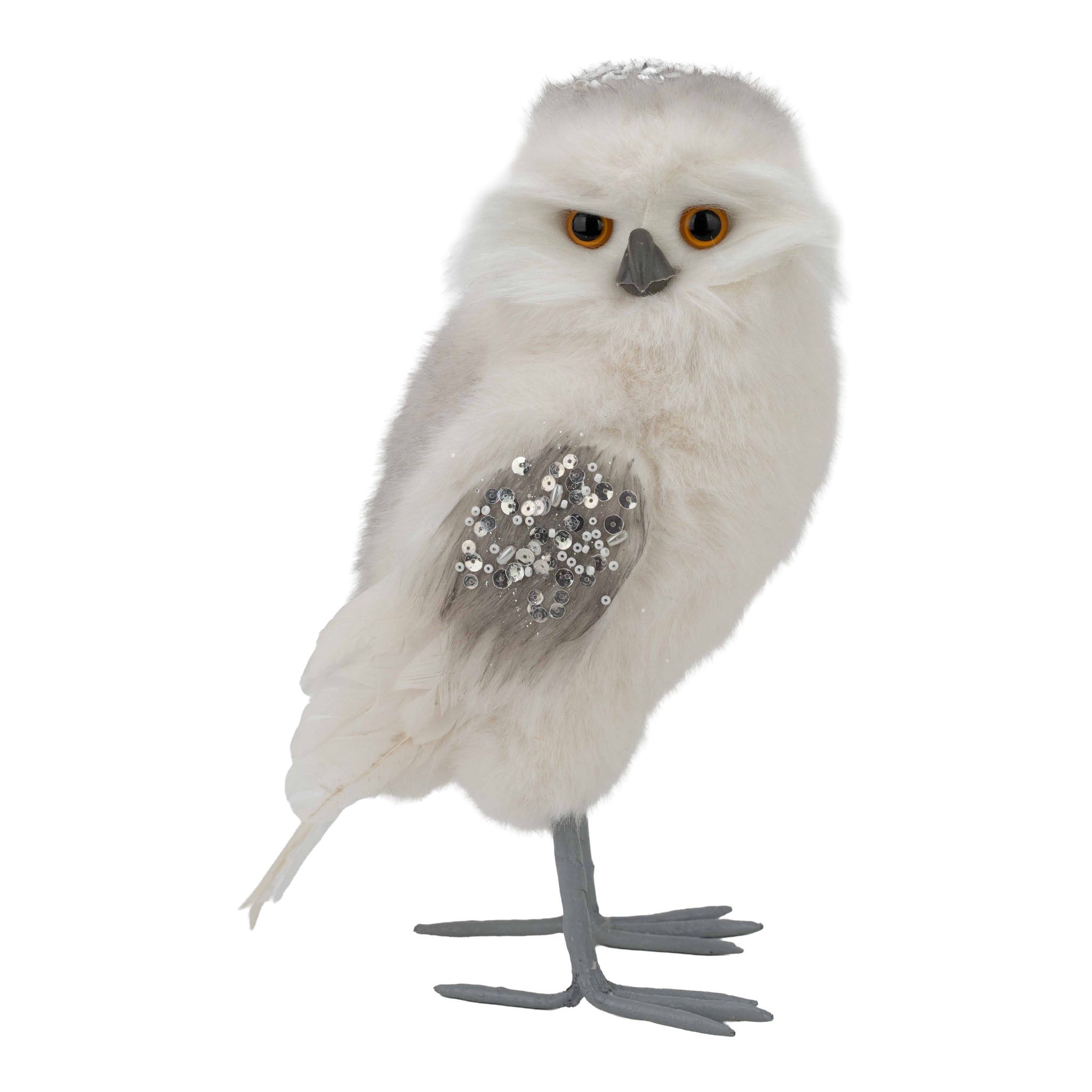 32cm Standing Owl - Seasonal Decor