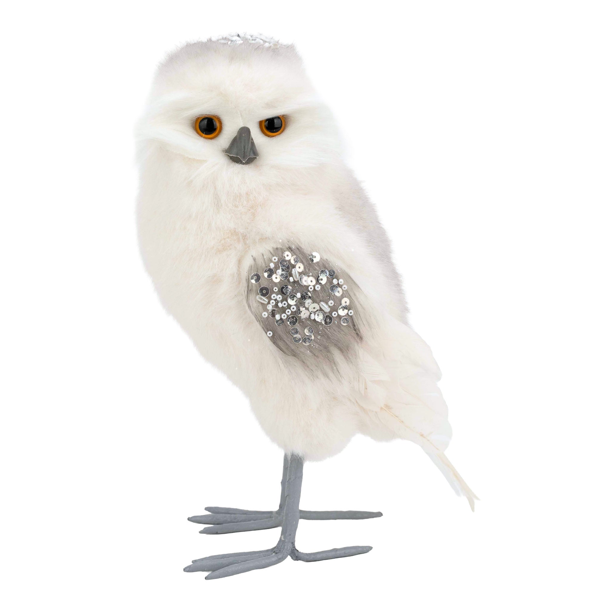 22cm Standing Owl - Seasonal Decor