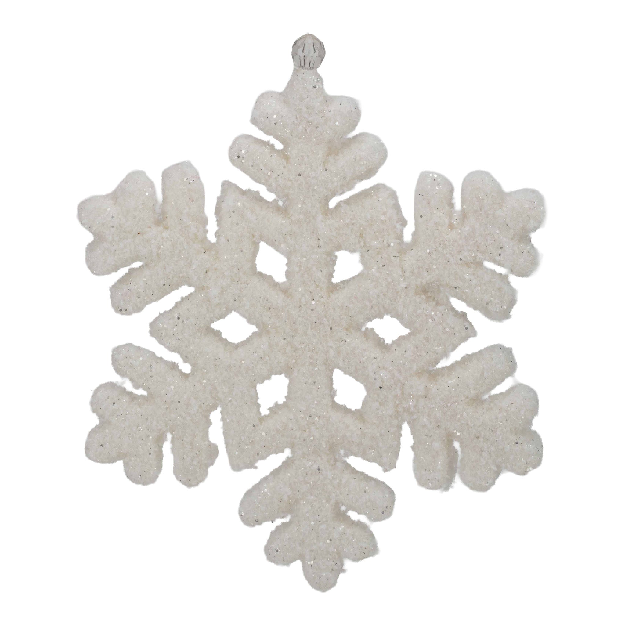 21cm White Snowflake - Seasonal Decor