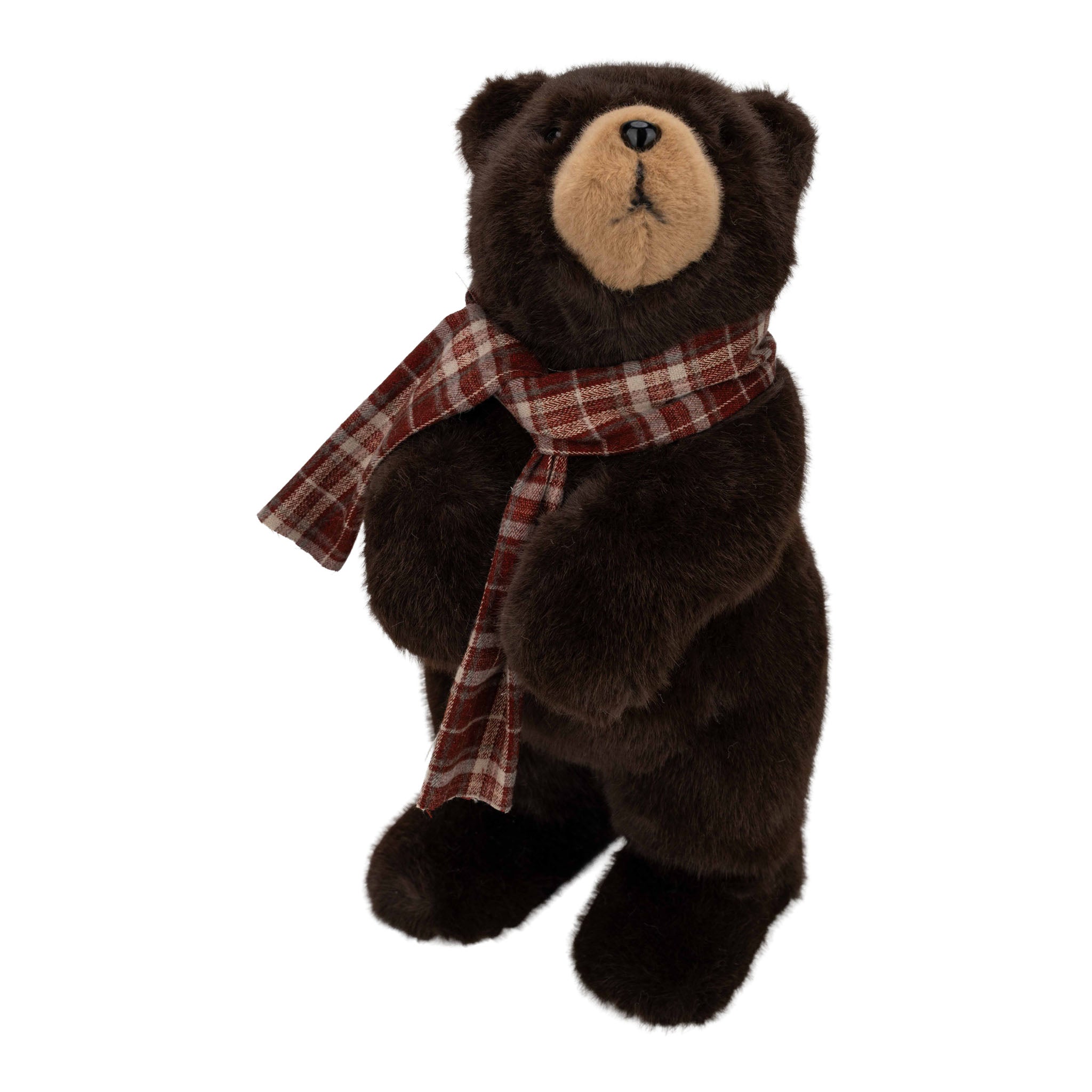 42cm Brown Bear Standing - Seasonal Decor