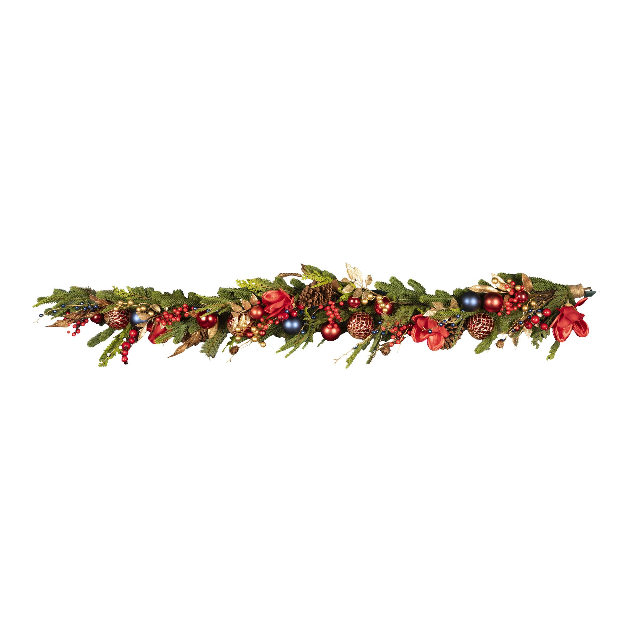 150cm / 5ft Red& Blue Exquisite Garland - Seasonal Decor