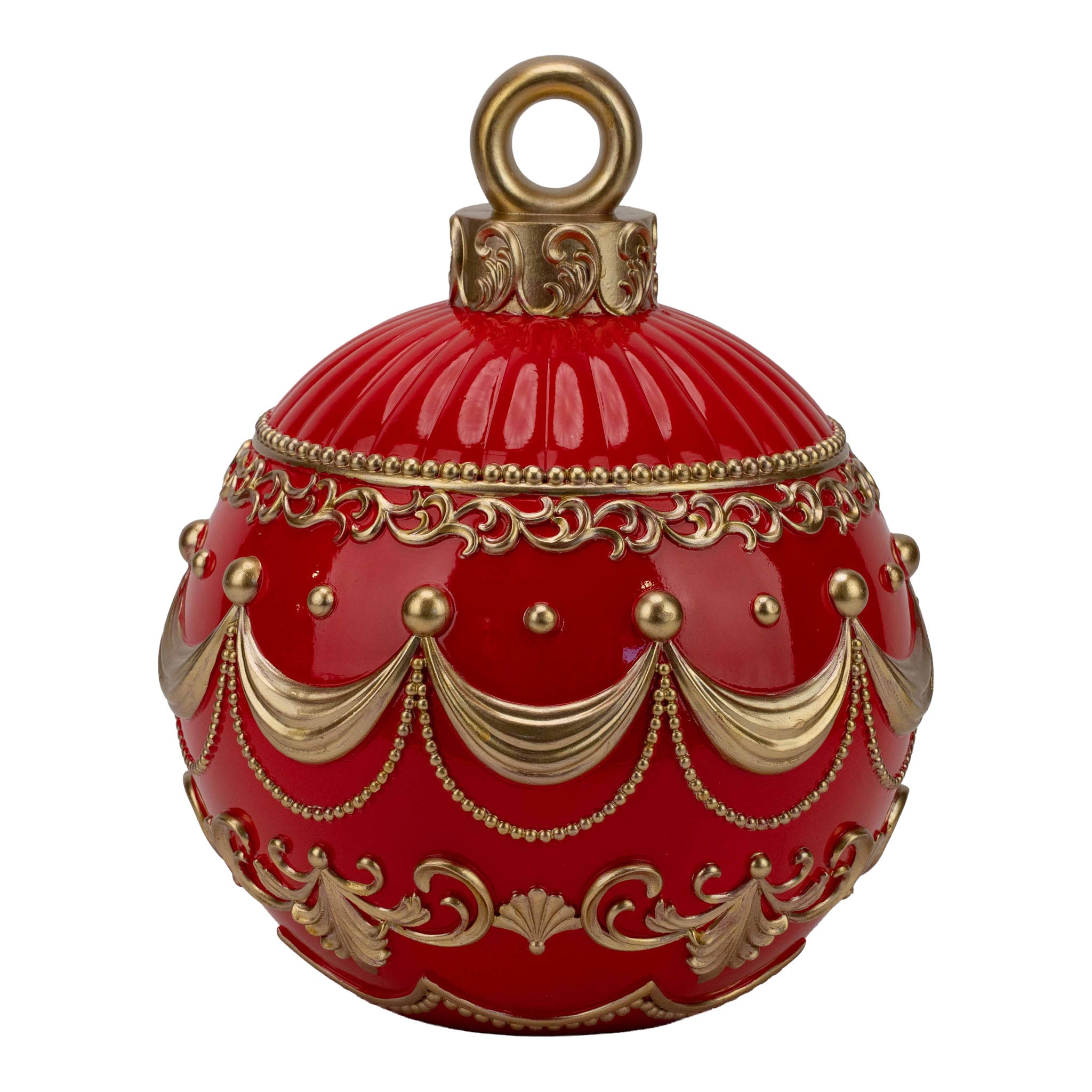 30cm Red Ball Decor - Seasonal Decor