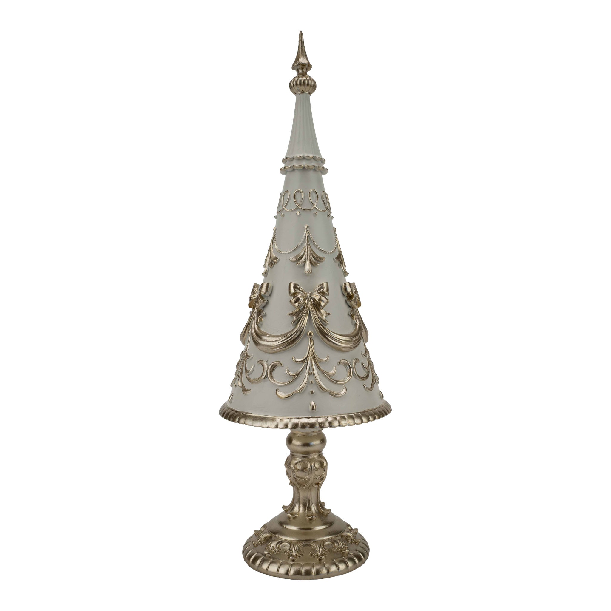37cm Champagne Ivory Christmas Tree - Seasonal Decor
