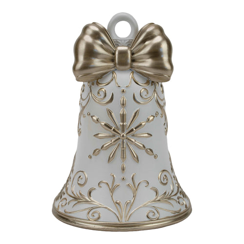 20cm Champagne Ivory Bell - Seasonal Decor