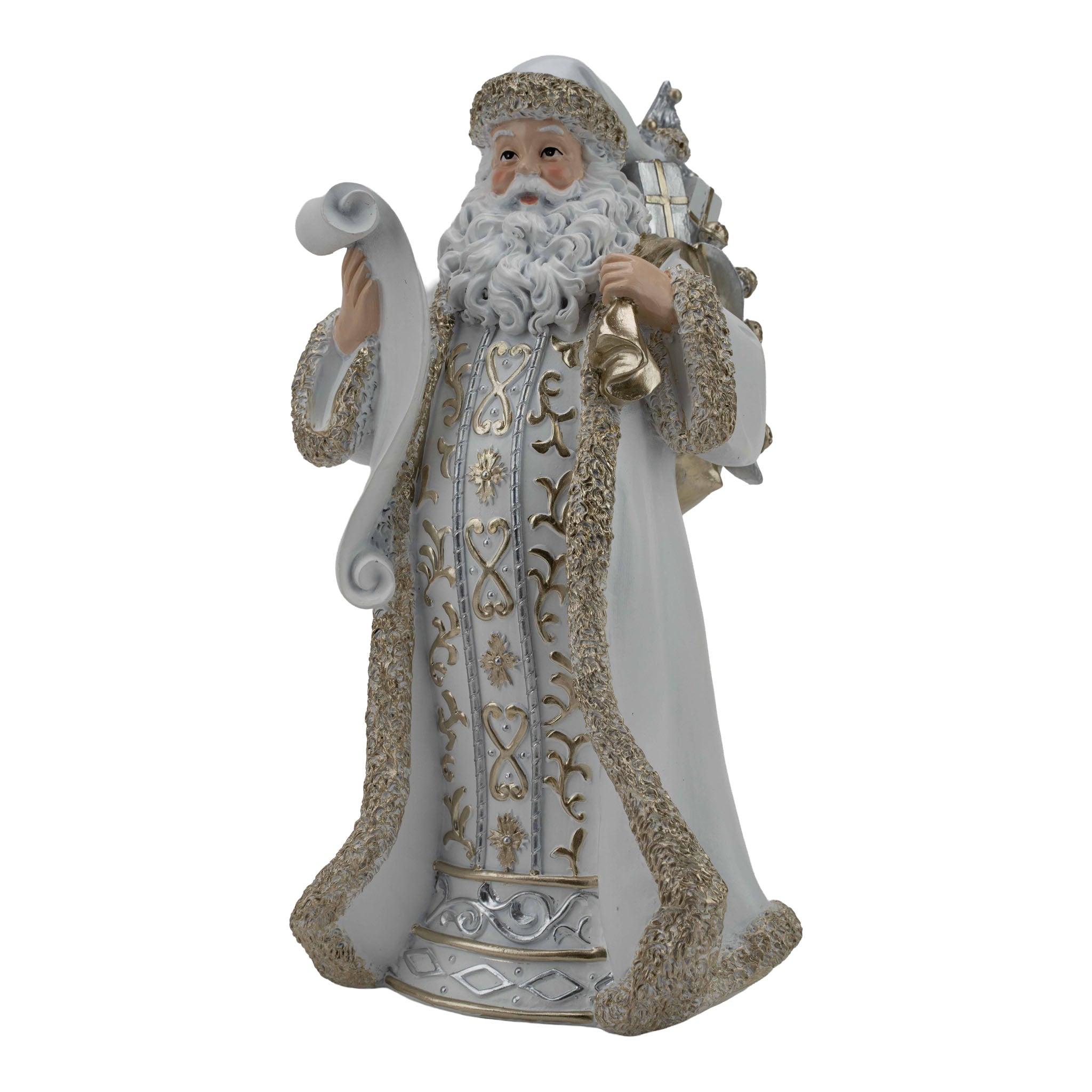 30cm Champagne Santa - Seasonal Decor