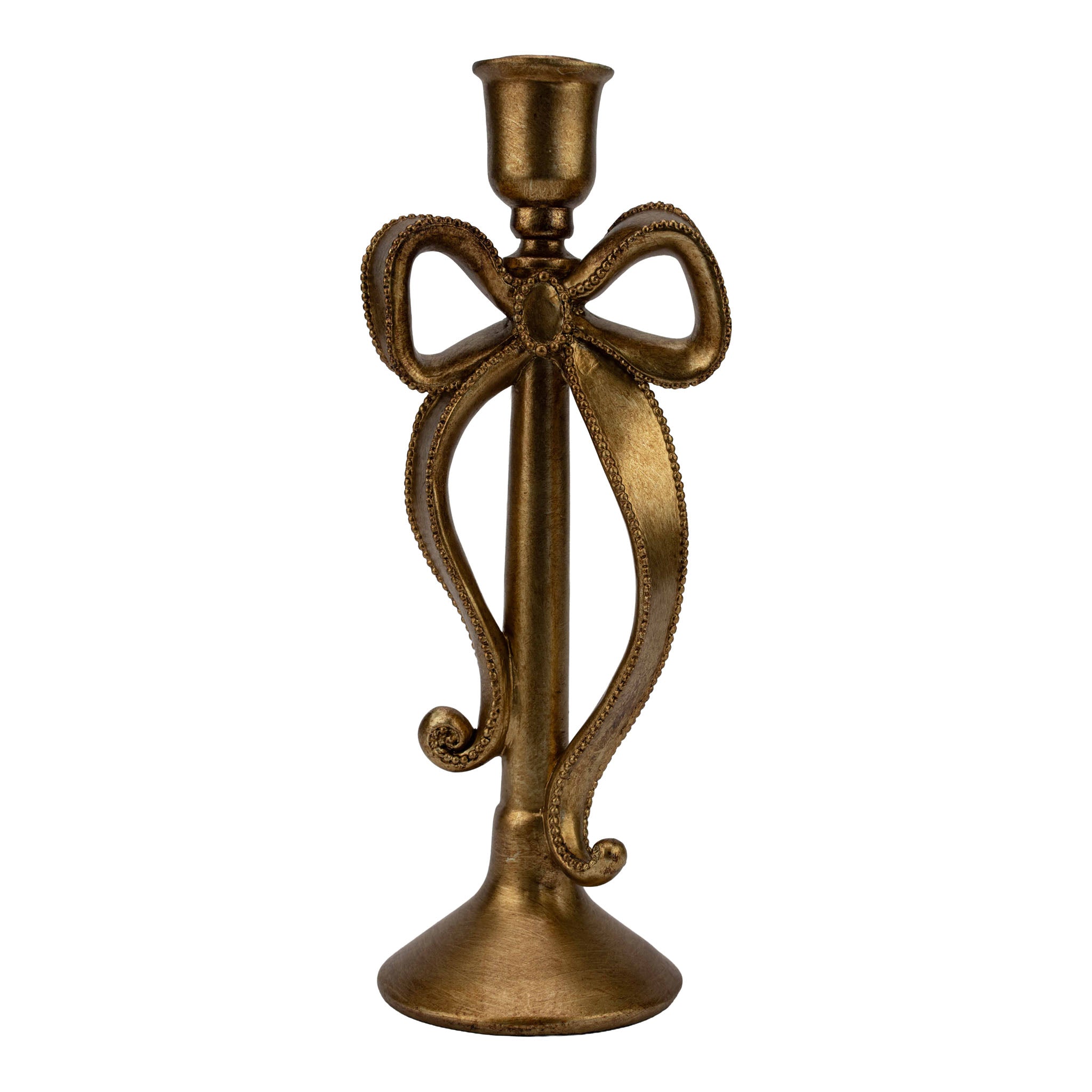 29cm Gold Candle Holder - Seasonal Decor