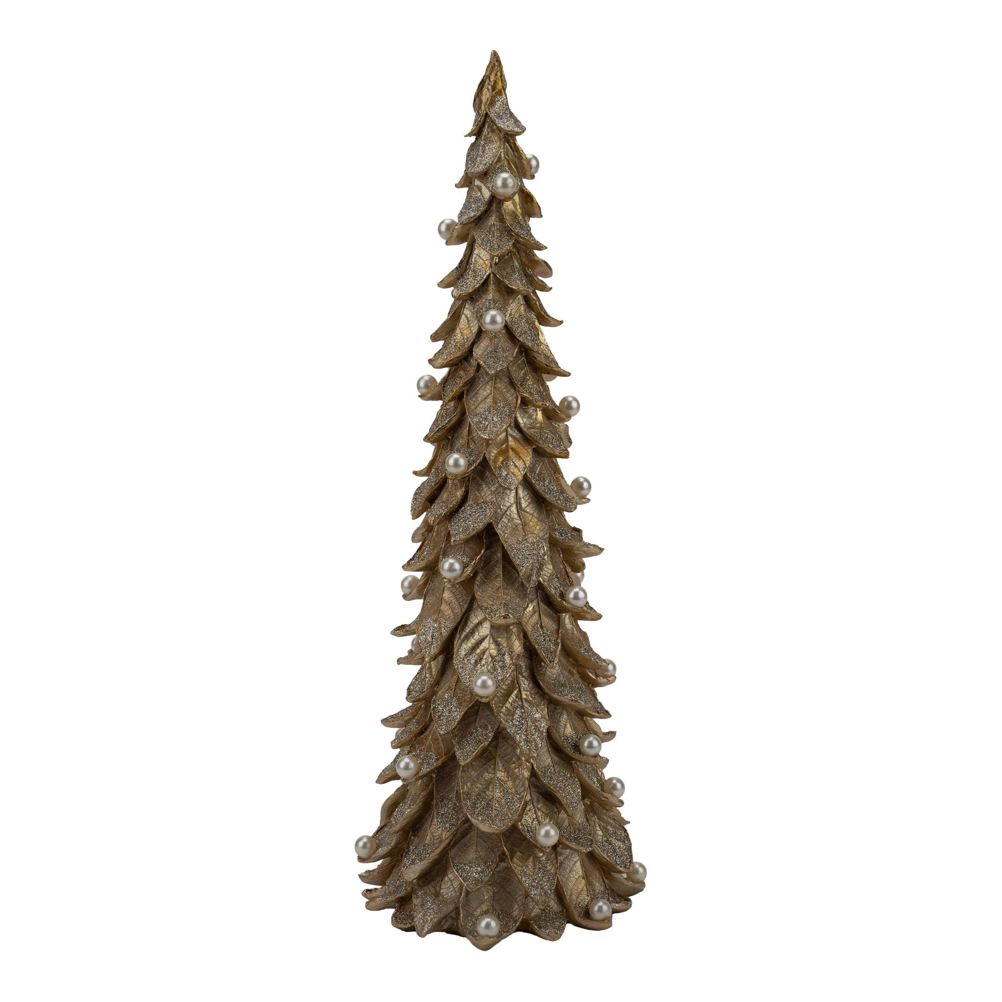 45cm Gold Leaf Tree - Seasonal Decor