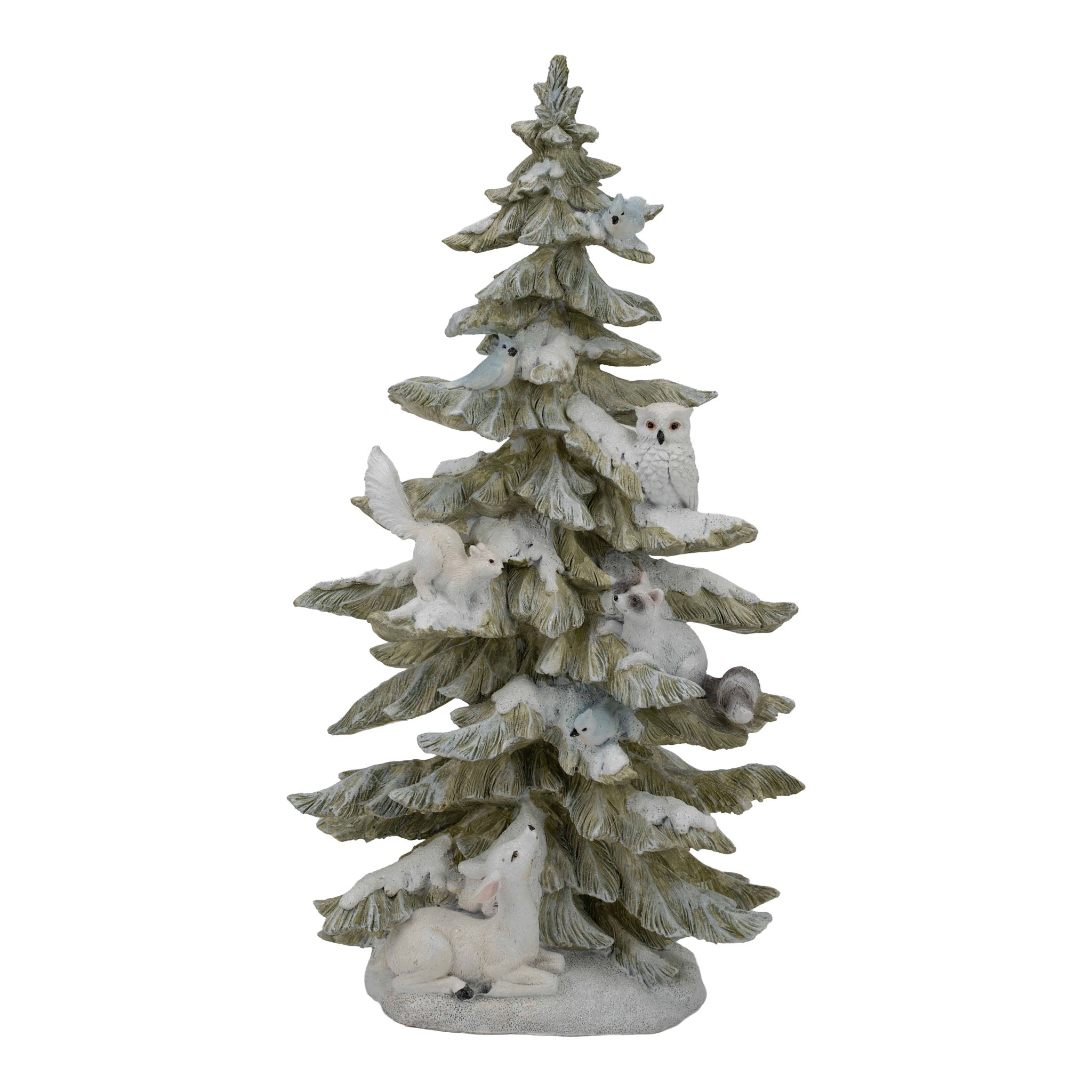 41cm Forest Tree with Animals - Seasonal Decor