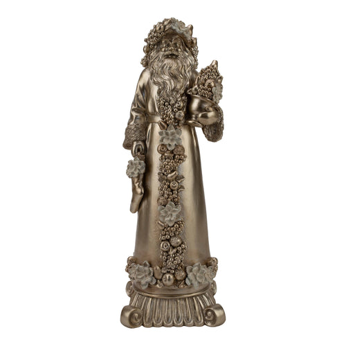 37cm Champagne Santa - Seasonal Decor
