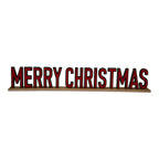 80cm Merry Christmas Red & Green Sign - Seasonal Decor