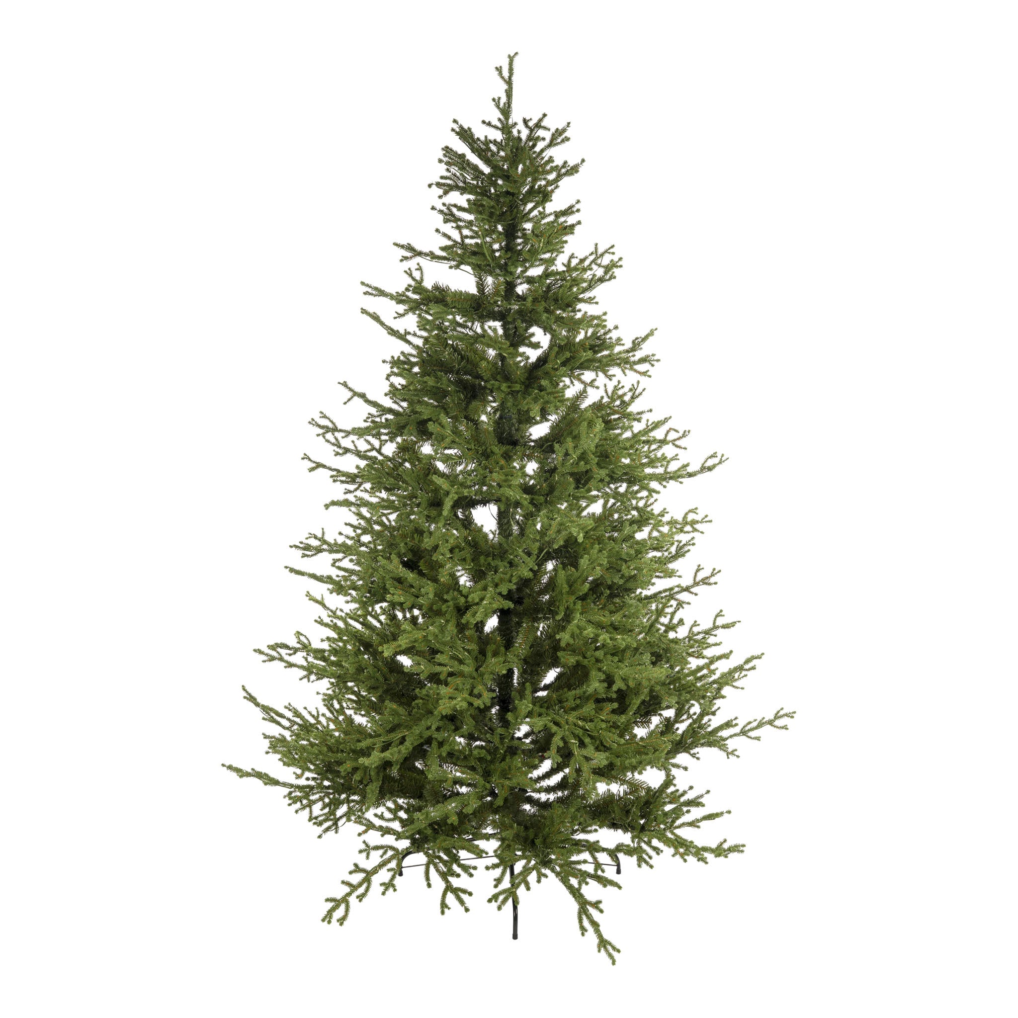 2.1m Long Branch Green Fir Tree, 5830 Tips, 3100 Copper Led - Seasonal Decor
