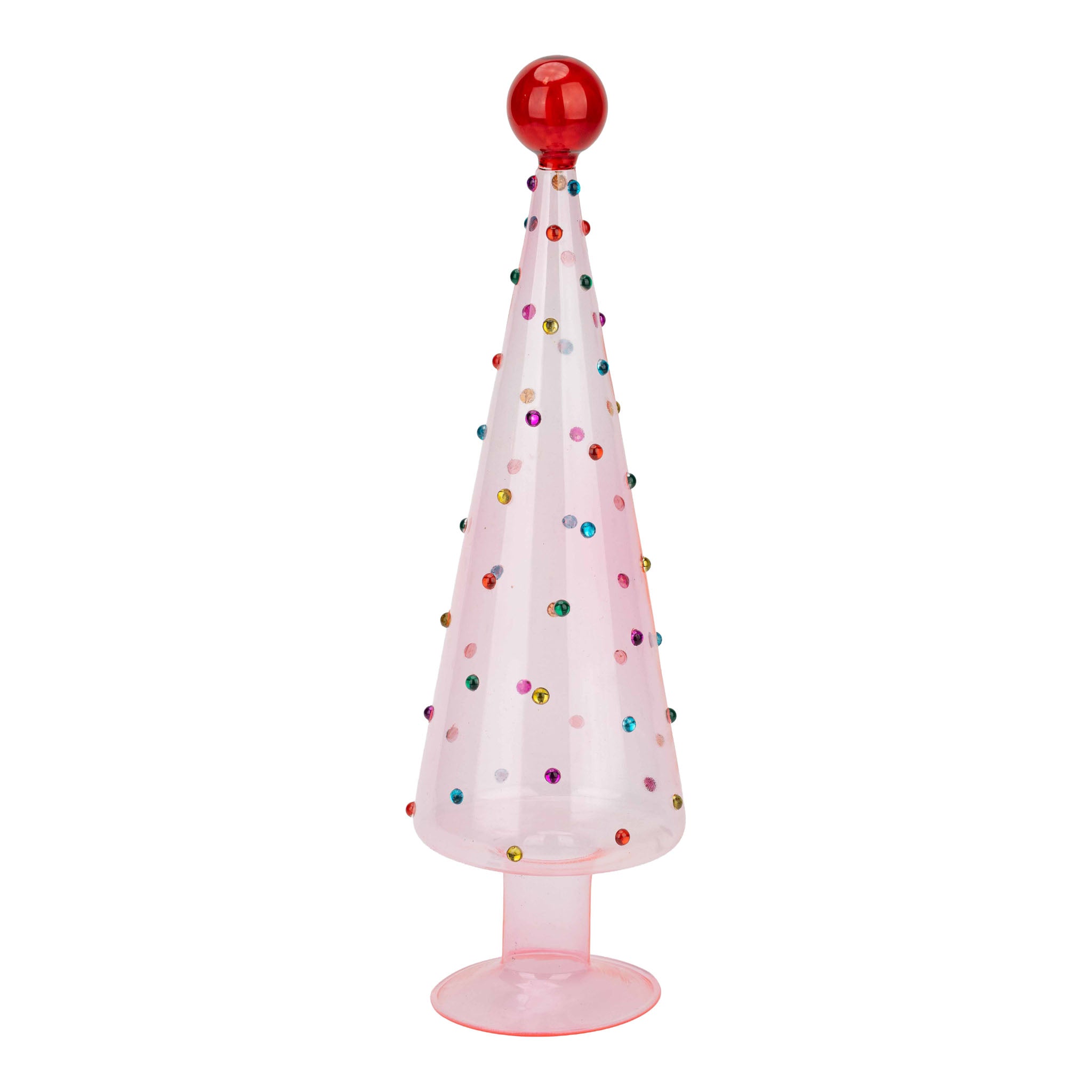 35cm Candy Glass Tree - Seasonal Decor
