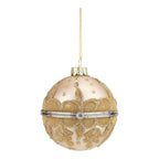 9cm Gold Ball Trinket Box - Seasonal Decor