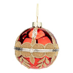 9cm Red Ball Trinket Box - Seasonal Decor