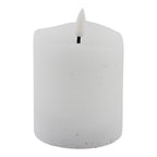 Aurelia 7.5cm D x 8.5cm H White LED Candle - Seasonal Decor