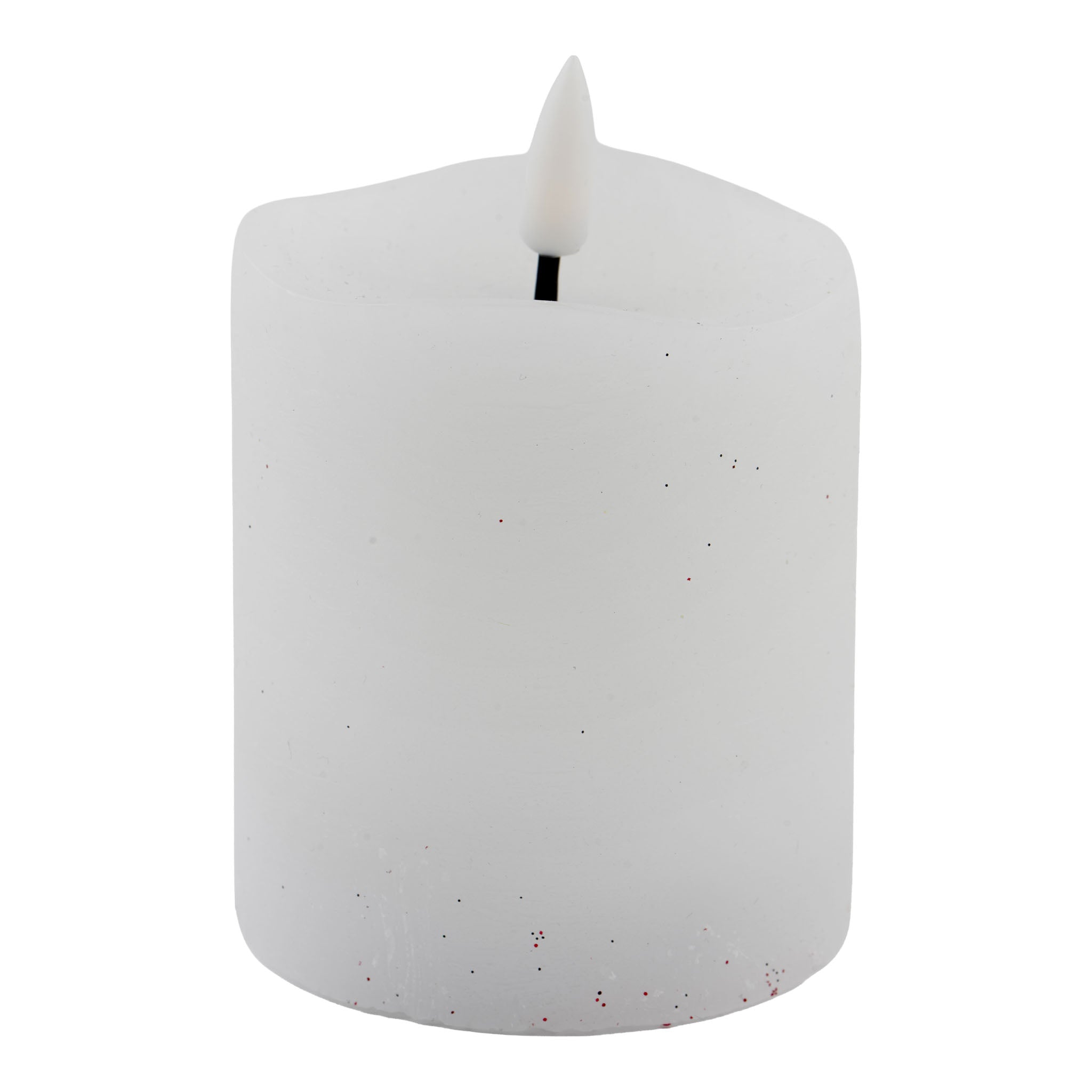 Aurelia 7.5cm D x 8.5cm H White LED Candle - Seasonal Decor