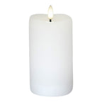 Aurelia 7.5cm D x 13cm H LED White Candle - Seasonal Decor