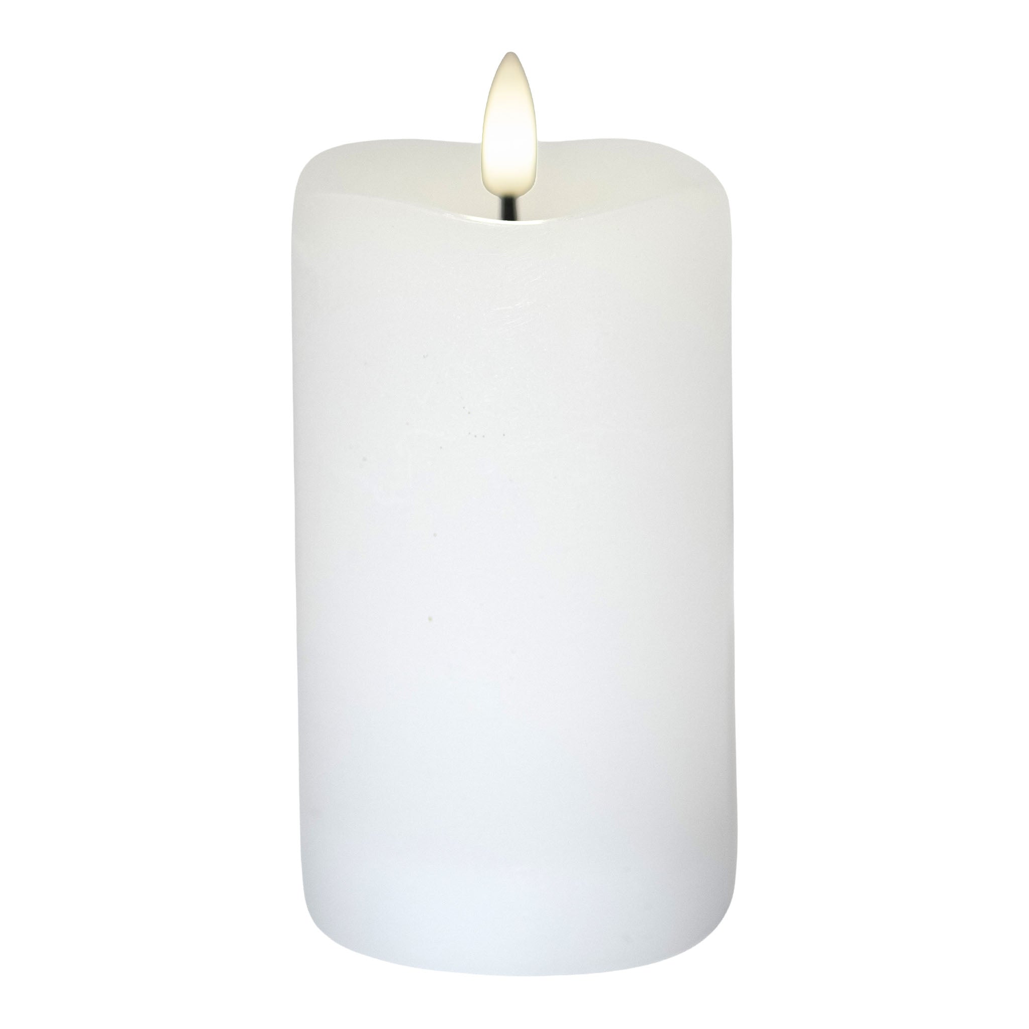 Aurelia 7.5cm D x 13cm H LED White Candle - Seasonal Decor
