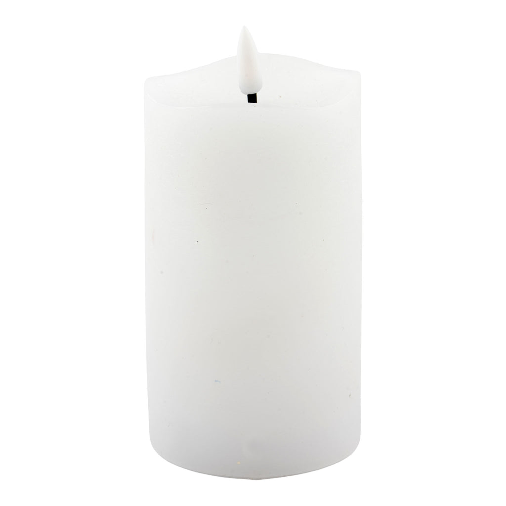 Aurelia 7.5cm D x 13cm H LED White Candle - Seasonal Decor