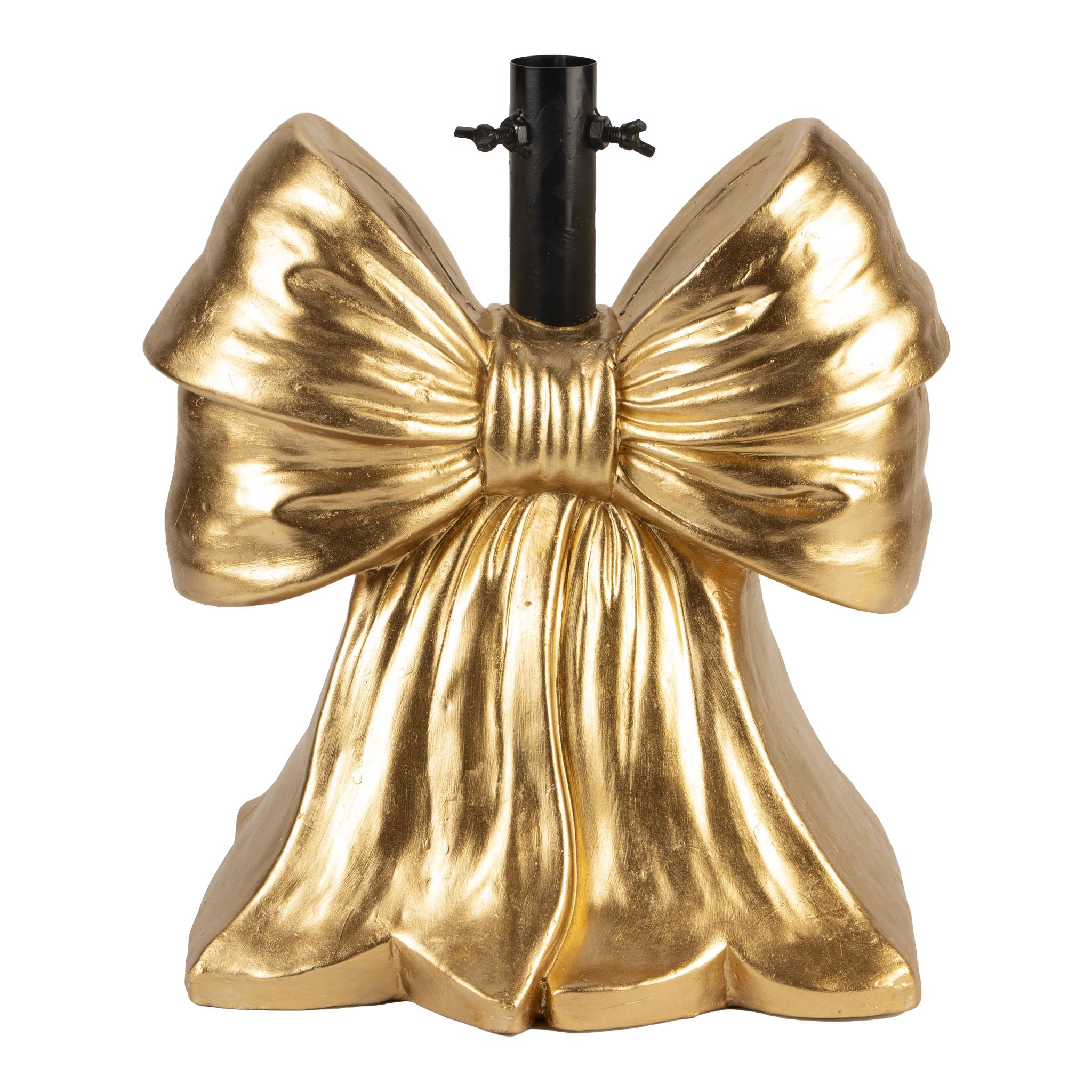 40cm Gold Bow Tree Base - Seasonal Decor