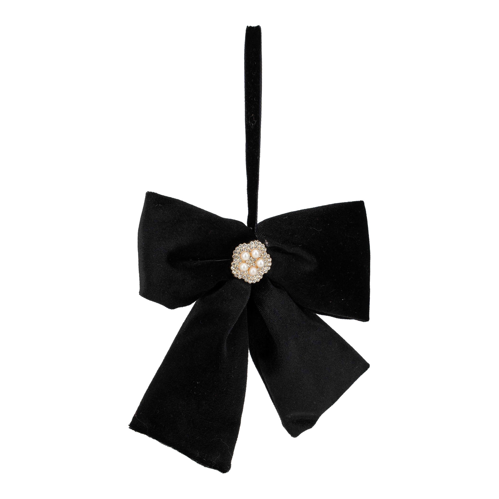 14cm Black Bow - Seasonal Decor