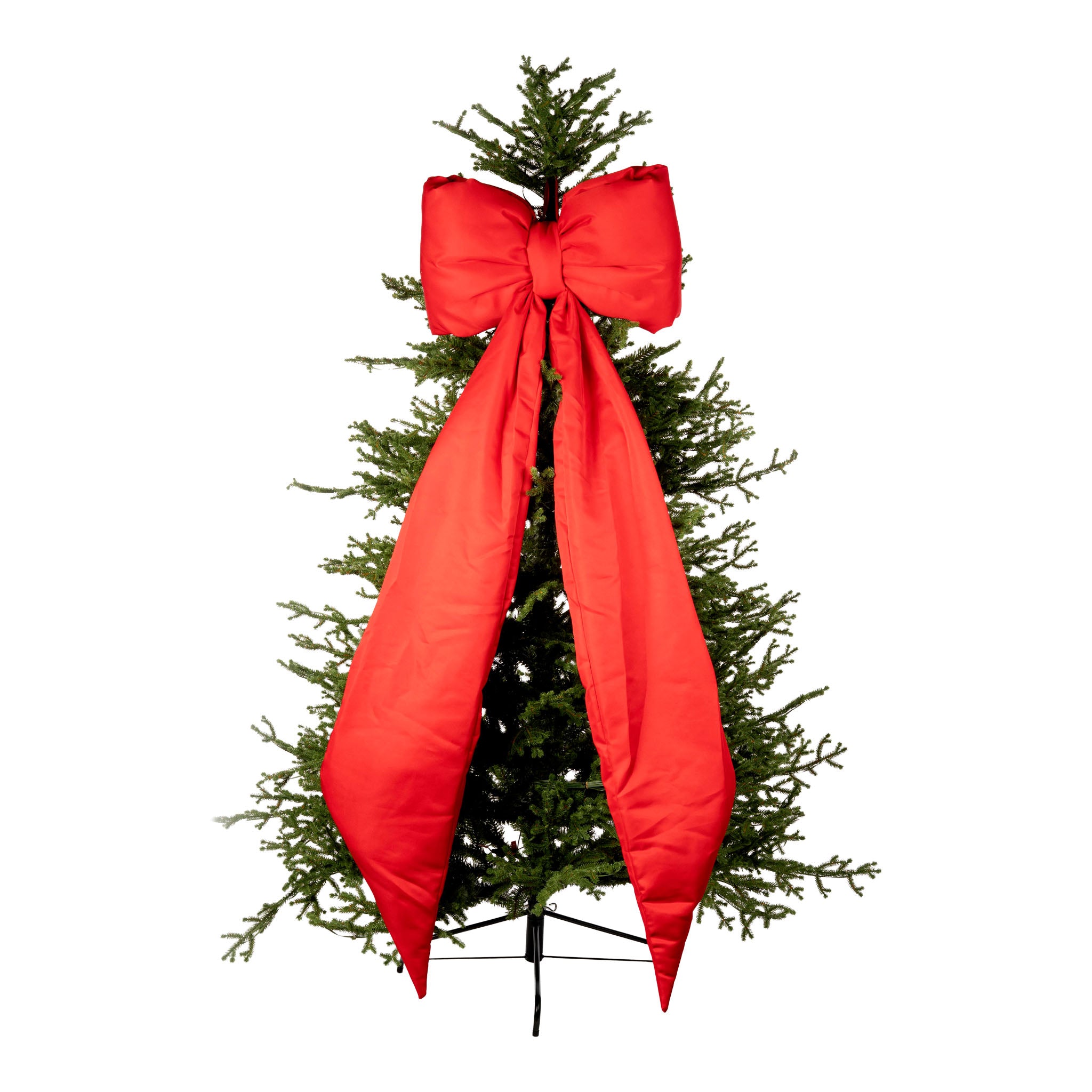 155cm Red Weatherproof Outdoor Bow - Seasonal Decor