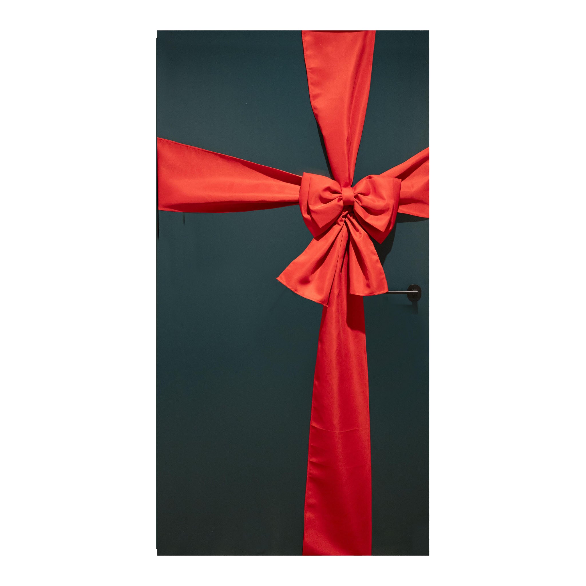 200cm Wrap the Door Weatherproof Red Bow - Seasonal Decor