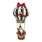 37cm Santa Hot Air Balloon - Seasonal Decor