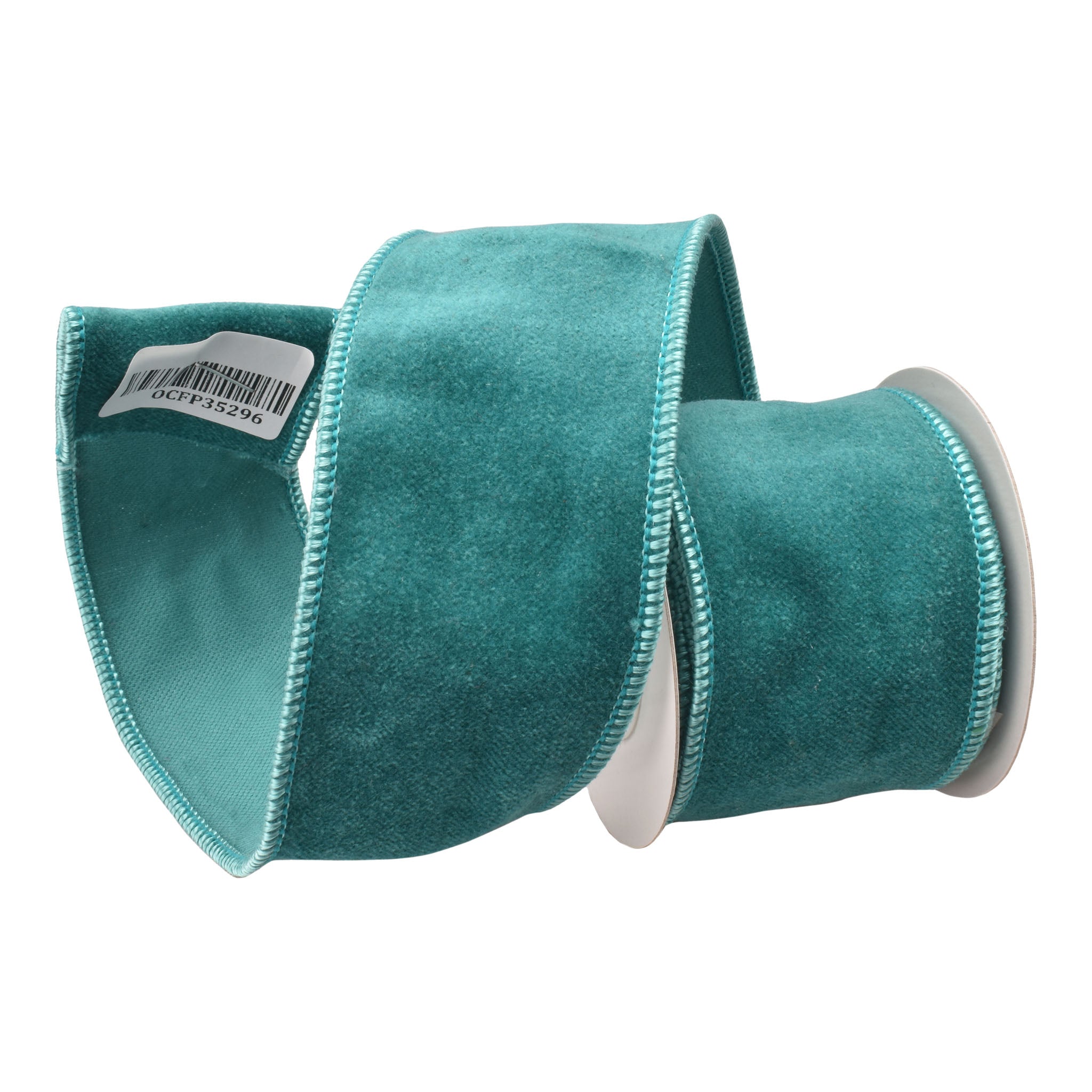 64mm Teal Ribbon 9.14 Mts L - Seasonal Decor