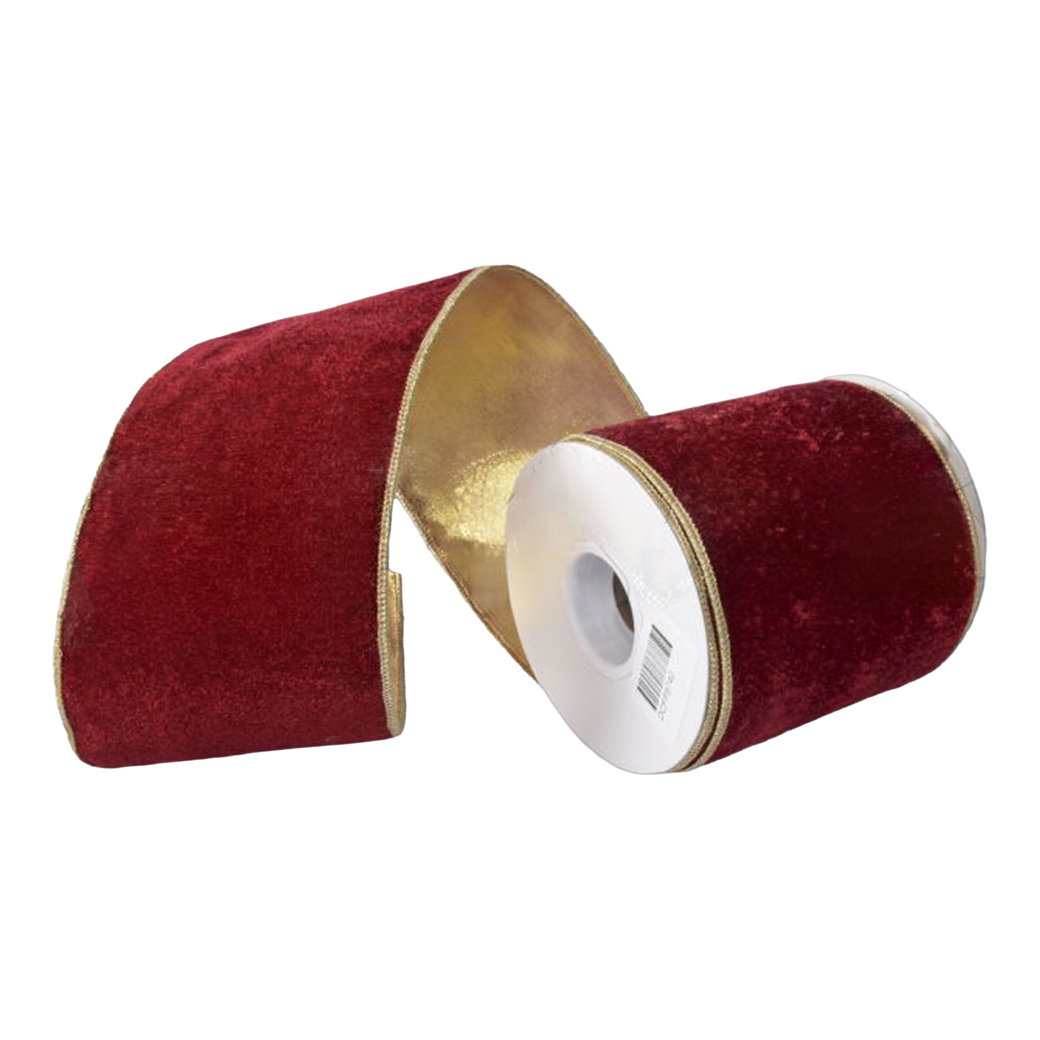 100mm Red Velvet Ribbon 9.14 Mts L - Seasonal Decor
