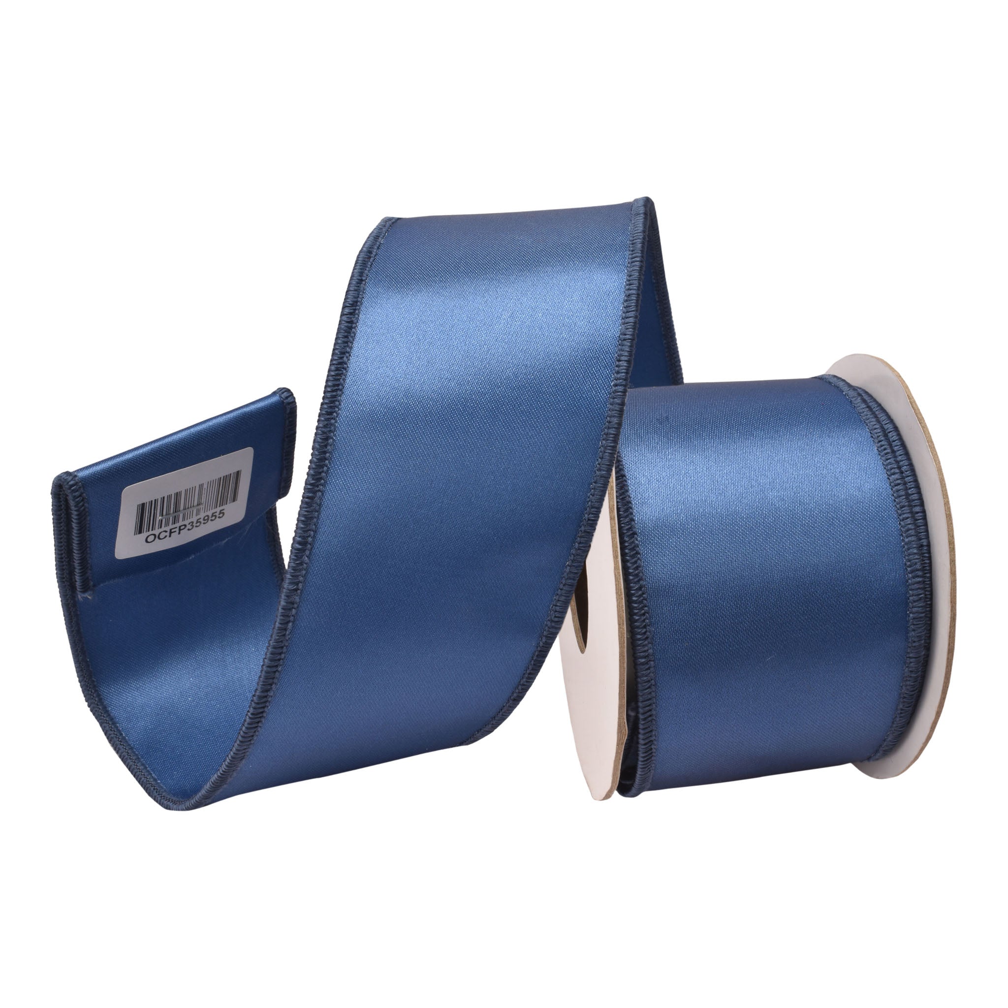 100mm Navy Ribbon 9.14 Mts L - Seasonal Decor