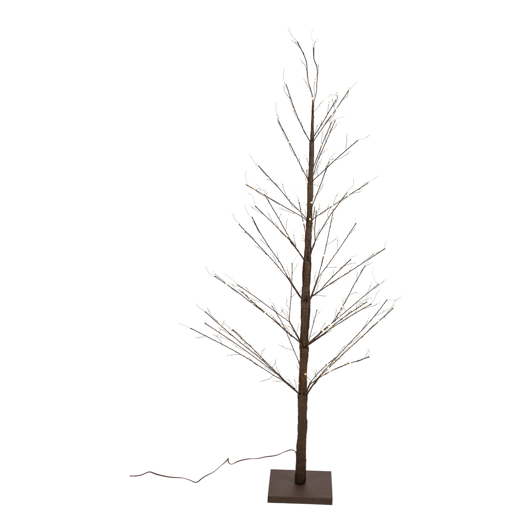 120cm Brown LED Tree 256 Lights - Seasonal Decor