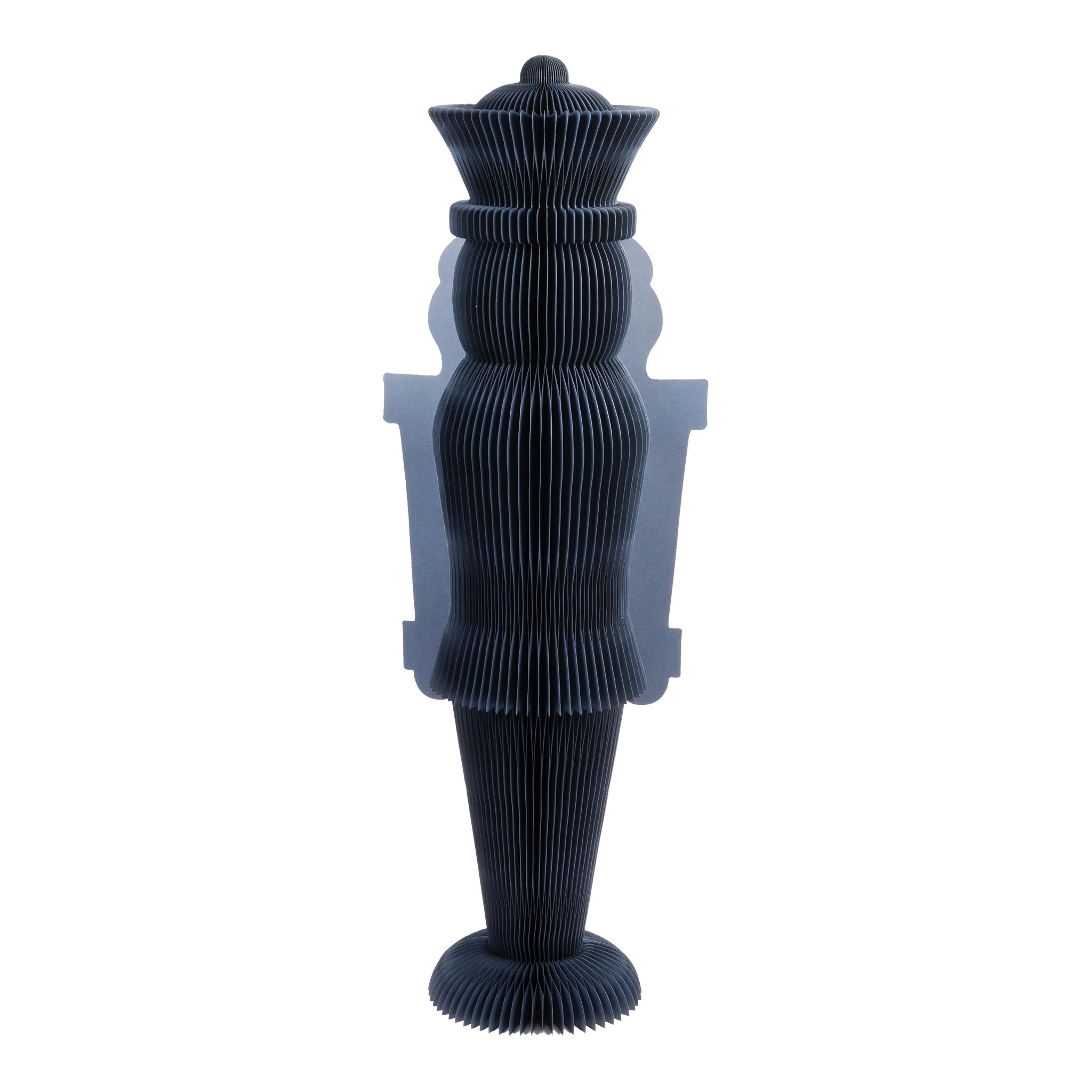 100cm Blue Paper Nutcracker - Seasonal Decor
