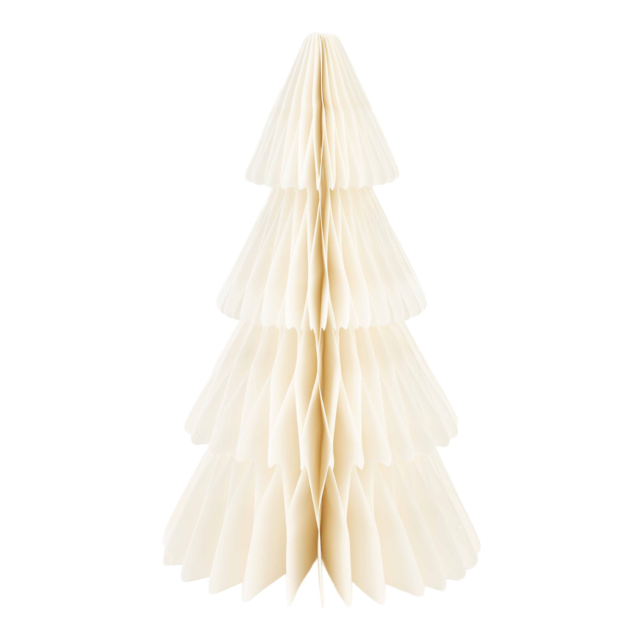30cm White Paper Tree - Seasonal Decor