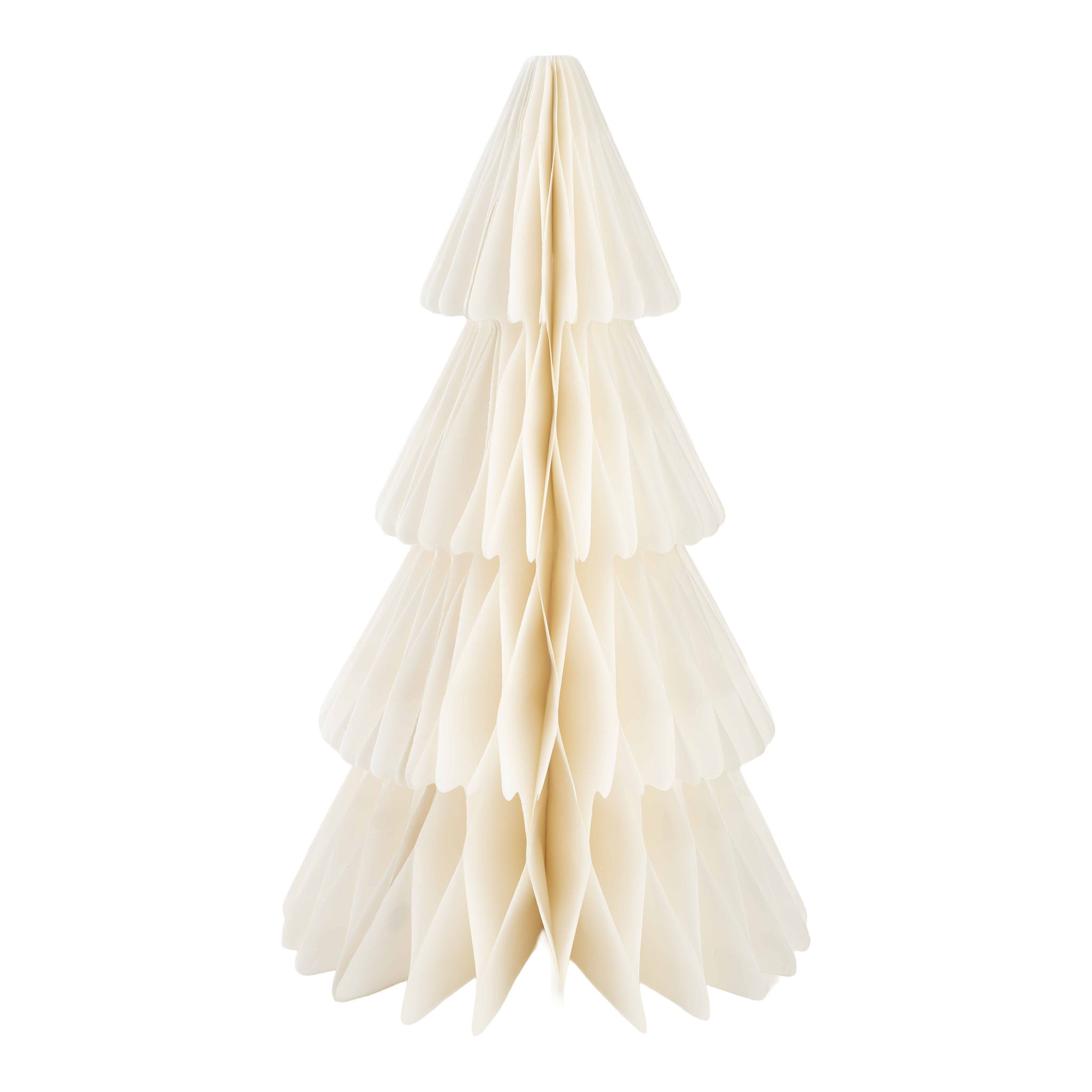 40cm White Paper Tree - Seasonal Decor
