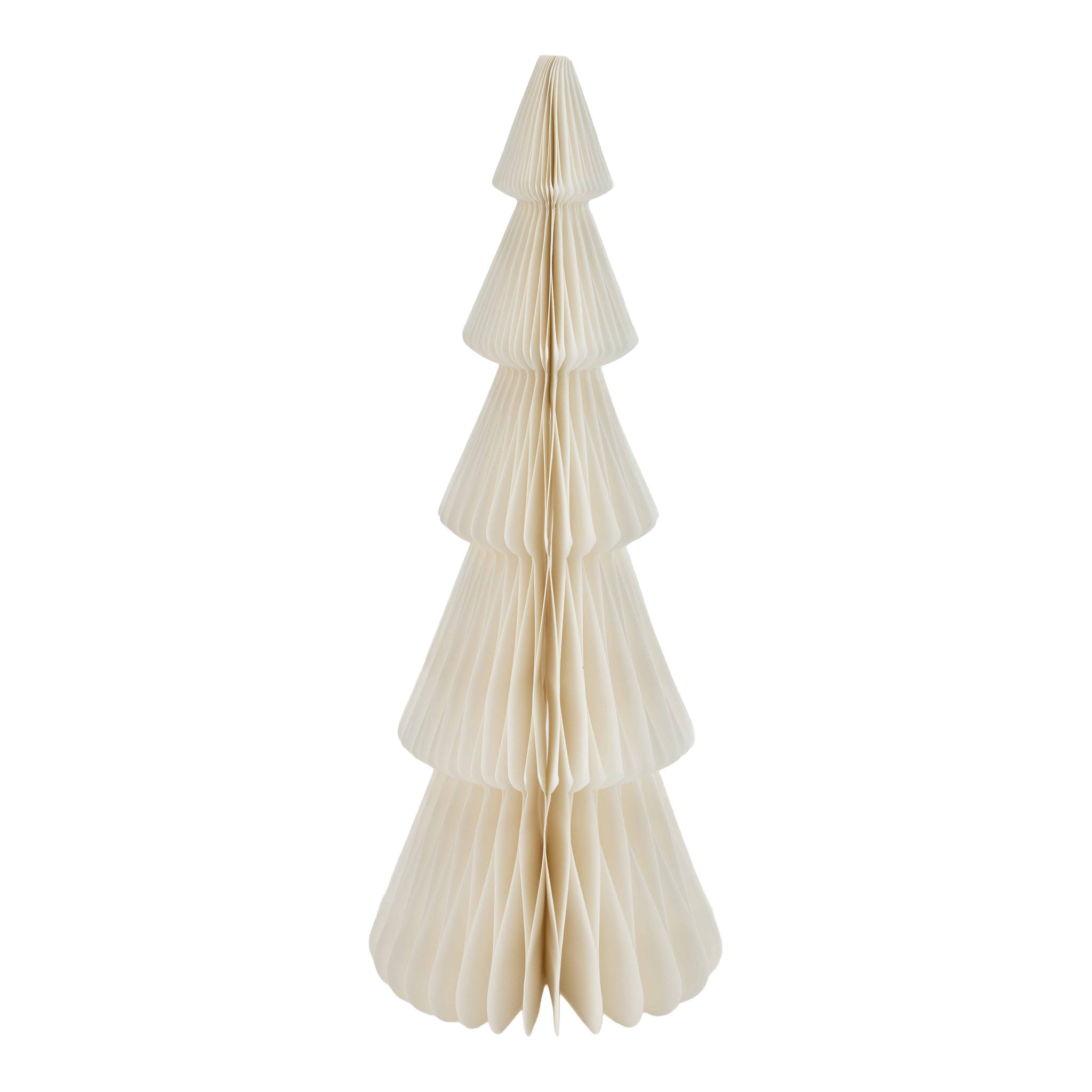 30cm White Slimline Paper Tree - Seasonal Decor
