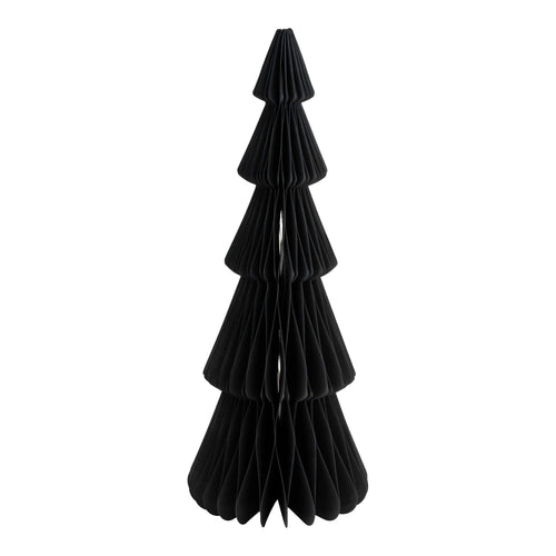 30cm Black Slimline Paper Tree - Seasonal Decor