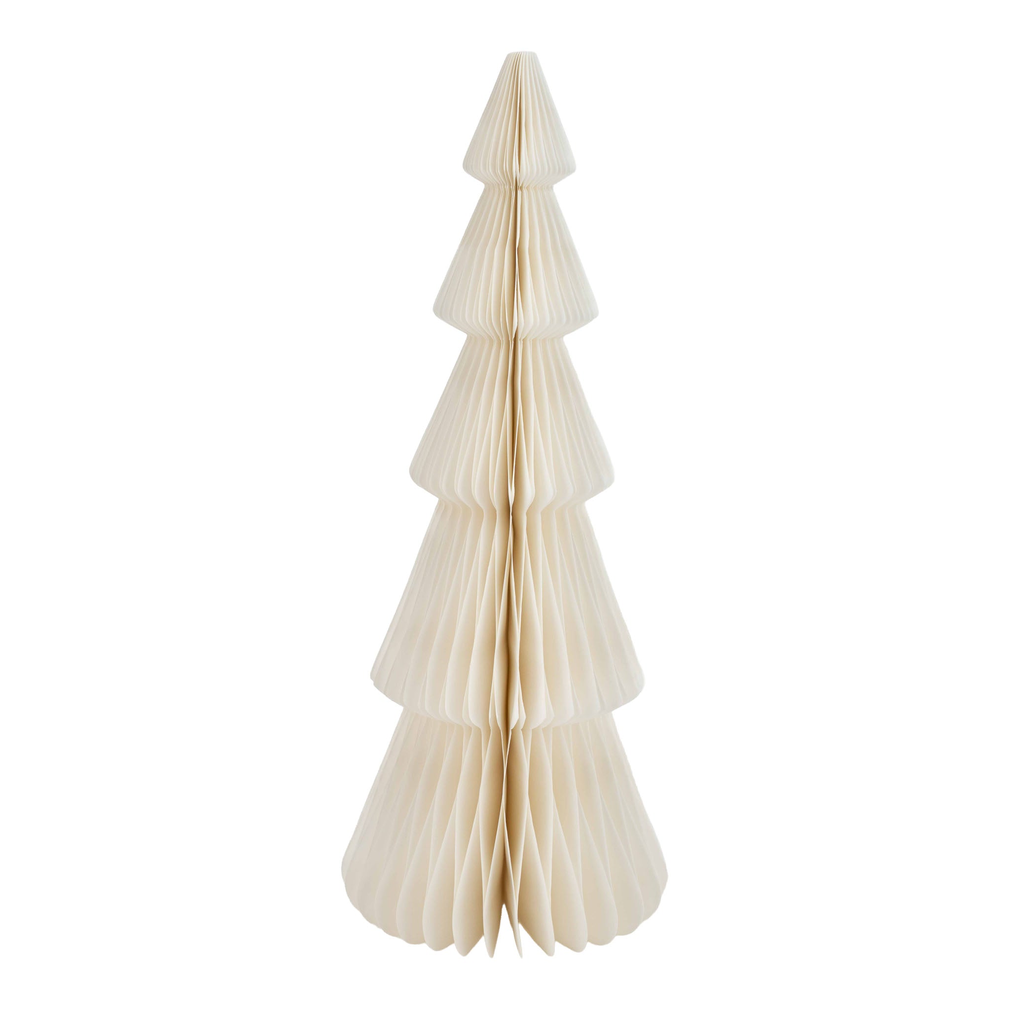 40cm White Slimline Paper Tree - Seasonal Decor