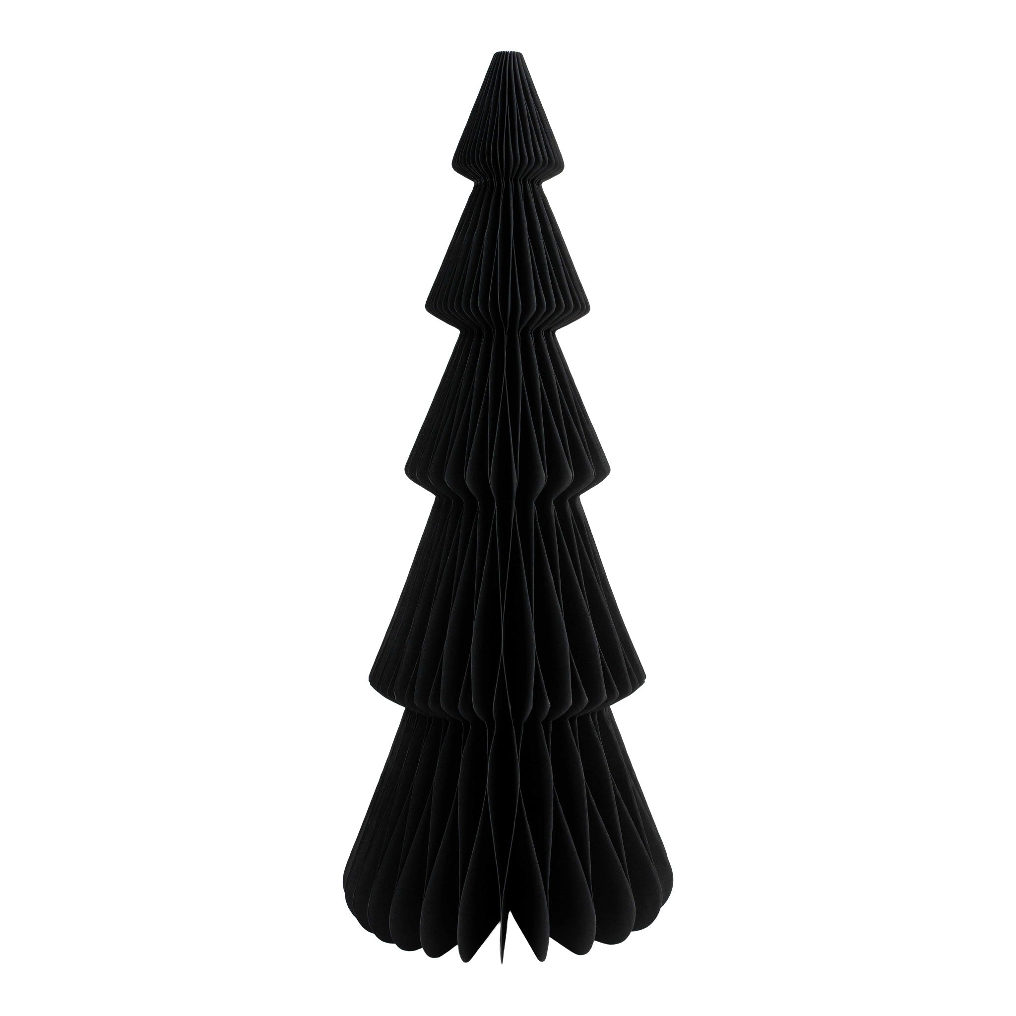 40cm Black Slimline Paper Tree - Seasonal Decor