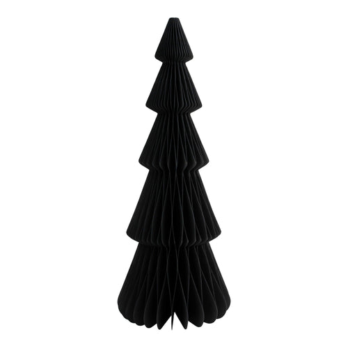 40cm Black Slimline Paper Tree - Seasonal Decor